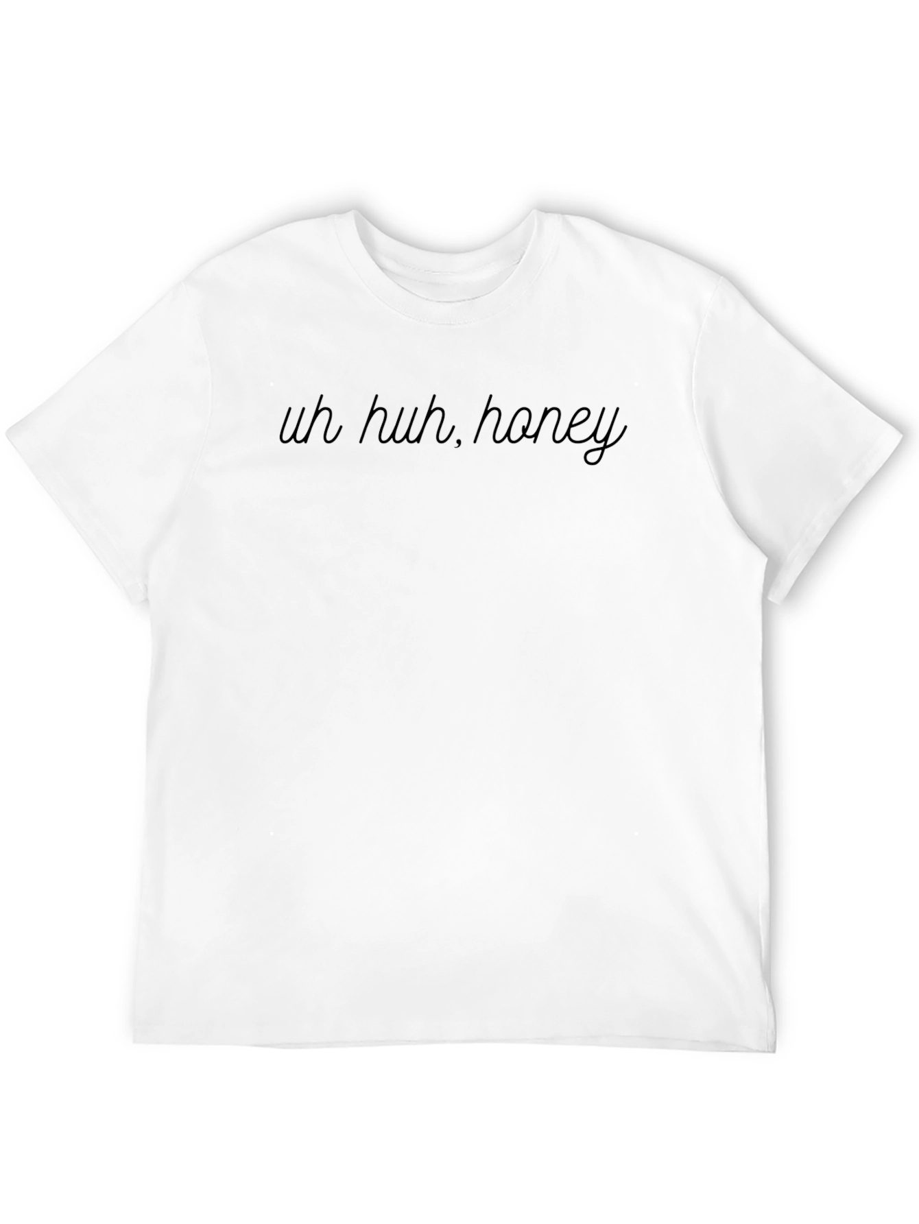 Black Uh Huh, Honey Graphic Tee - Modern Casual Style view 12