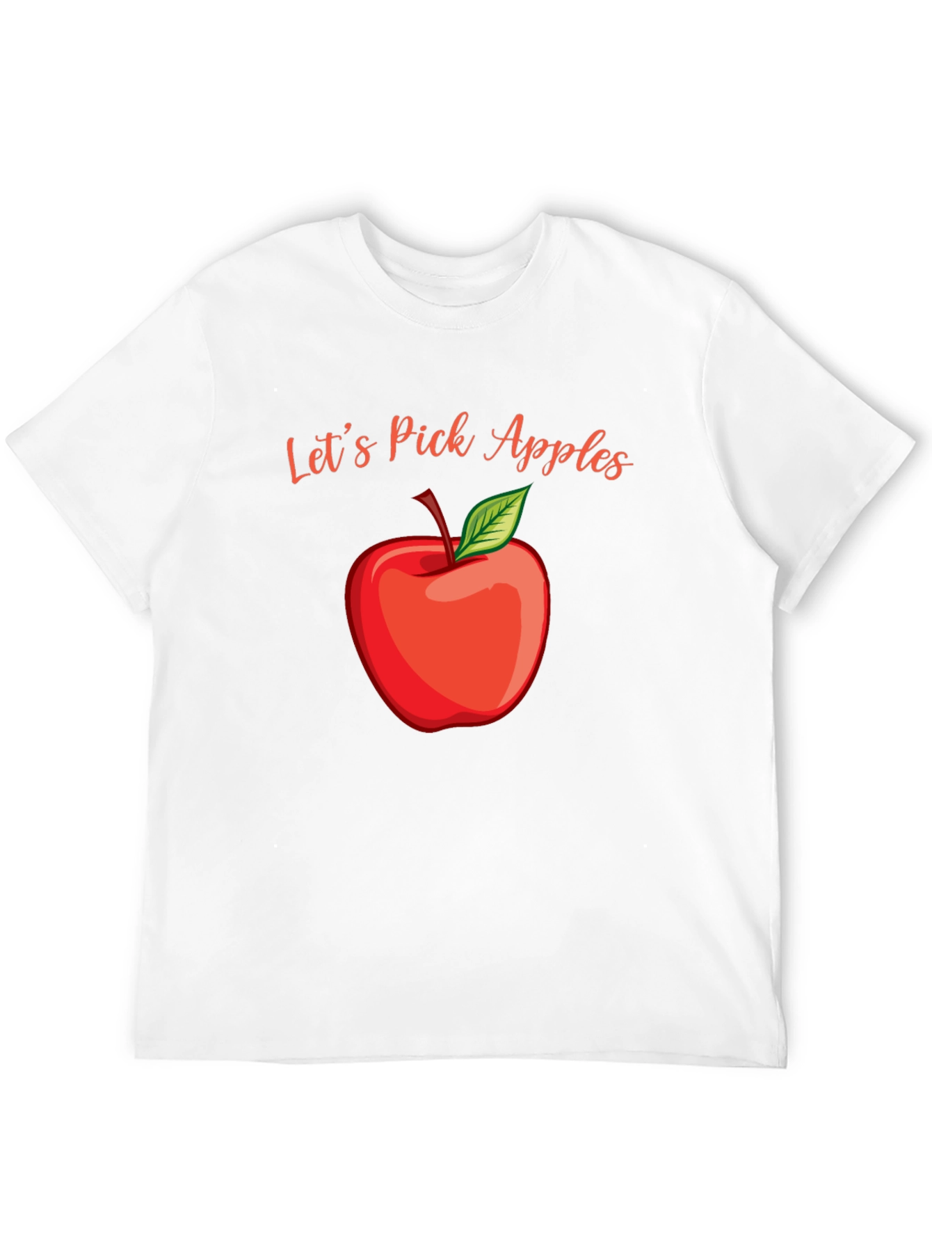 Black Let's Pick Apples Graphic Tee - Fall Harvest Shirt view 12