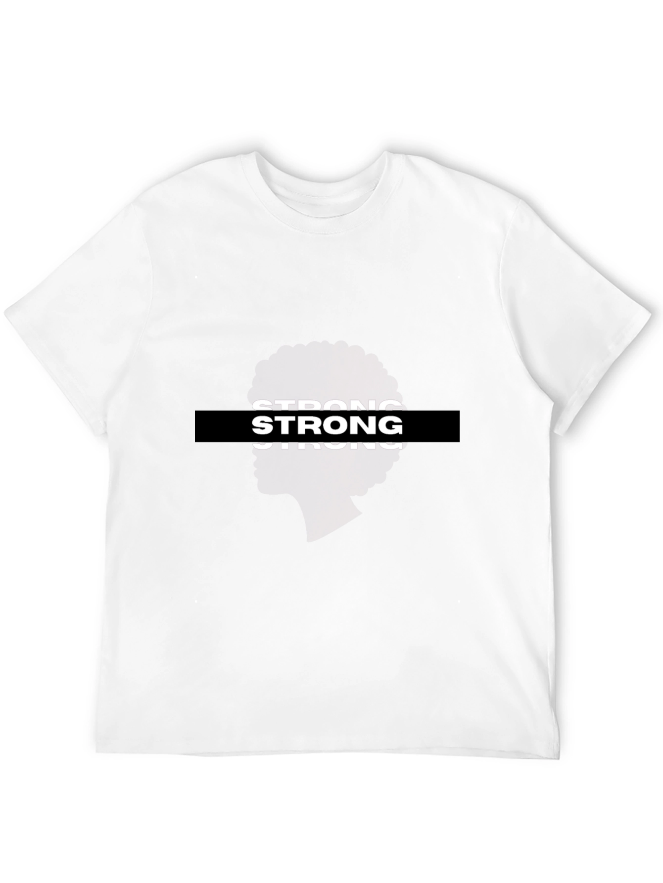 Black Strong Graphic Black T-Shirt view 12