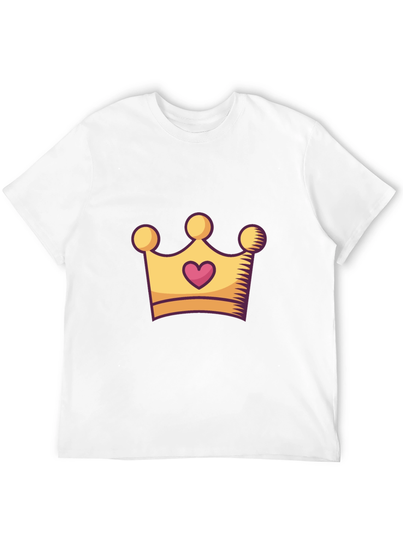 Black King/Queen Crown Graphic Tee - Stylish Unisex Black T-Shirt view 12