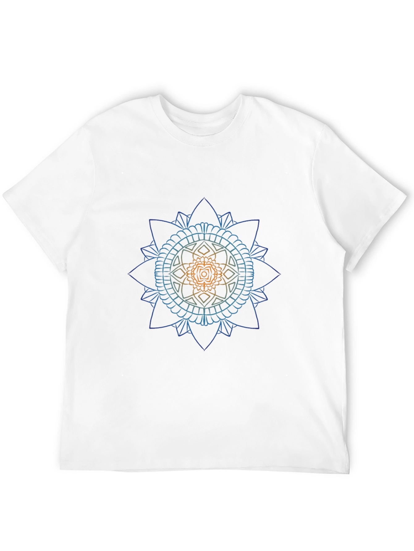 Black Mandala Graphic Print Tee - Black view 12