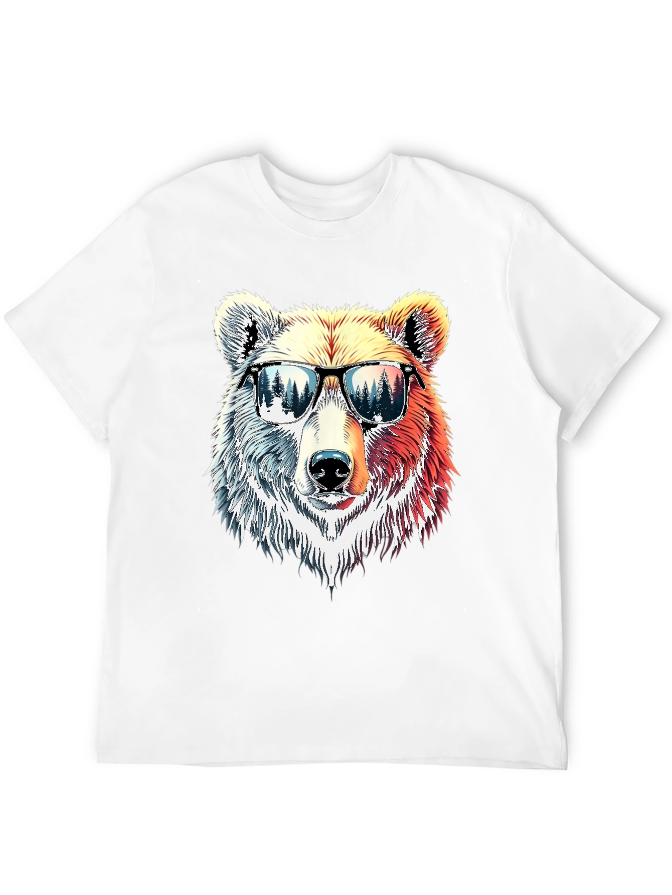 Black Cool Bear Graphic T-Shirt view 12