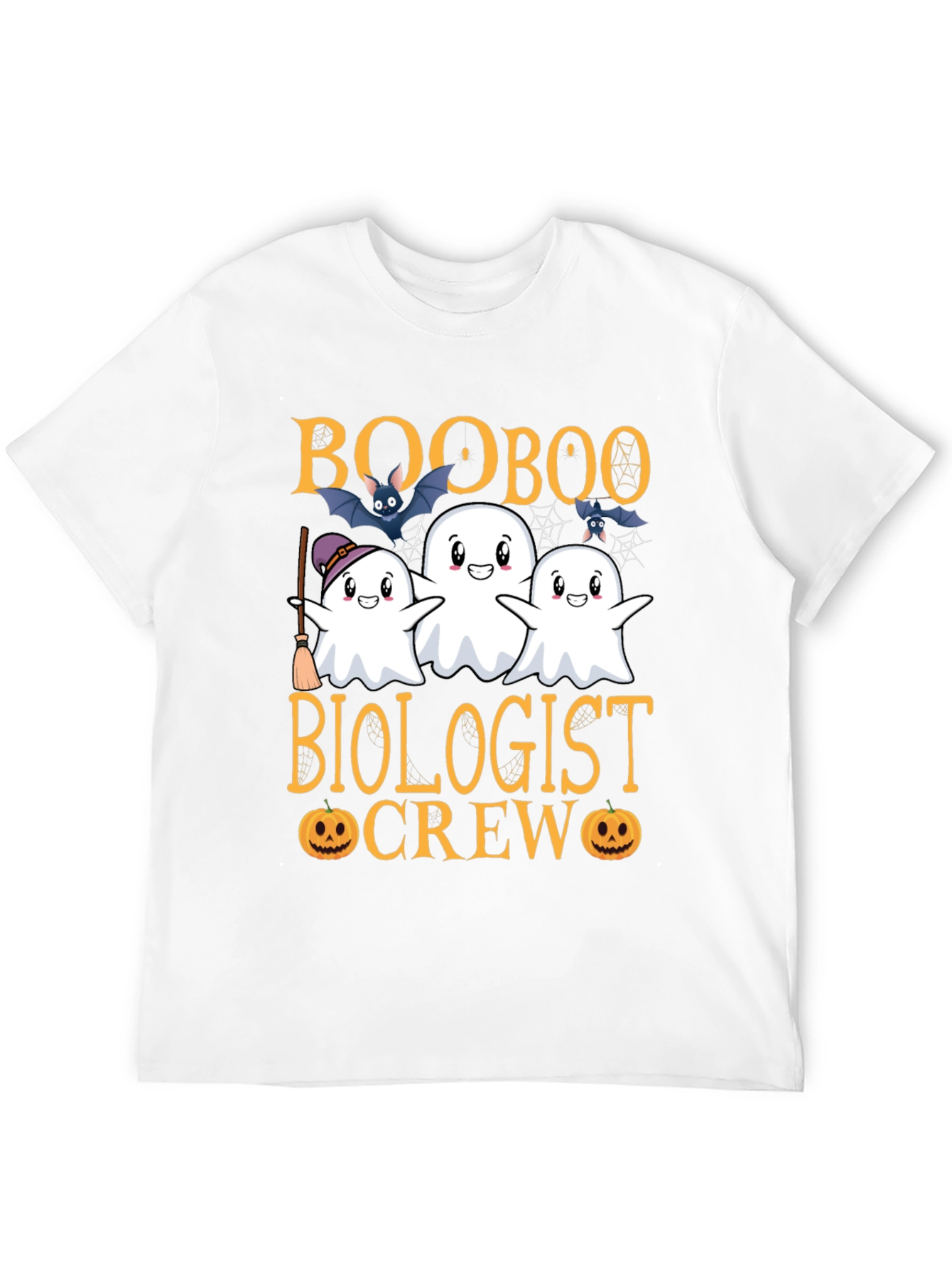 Black Booboo Biologist Crew Halloween T-Shirt view 12