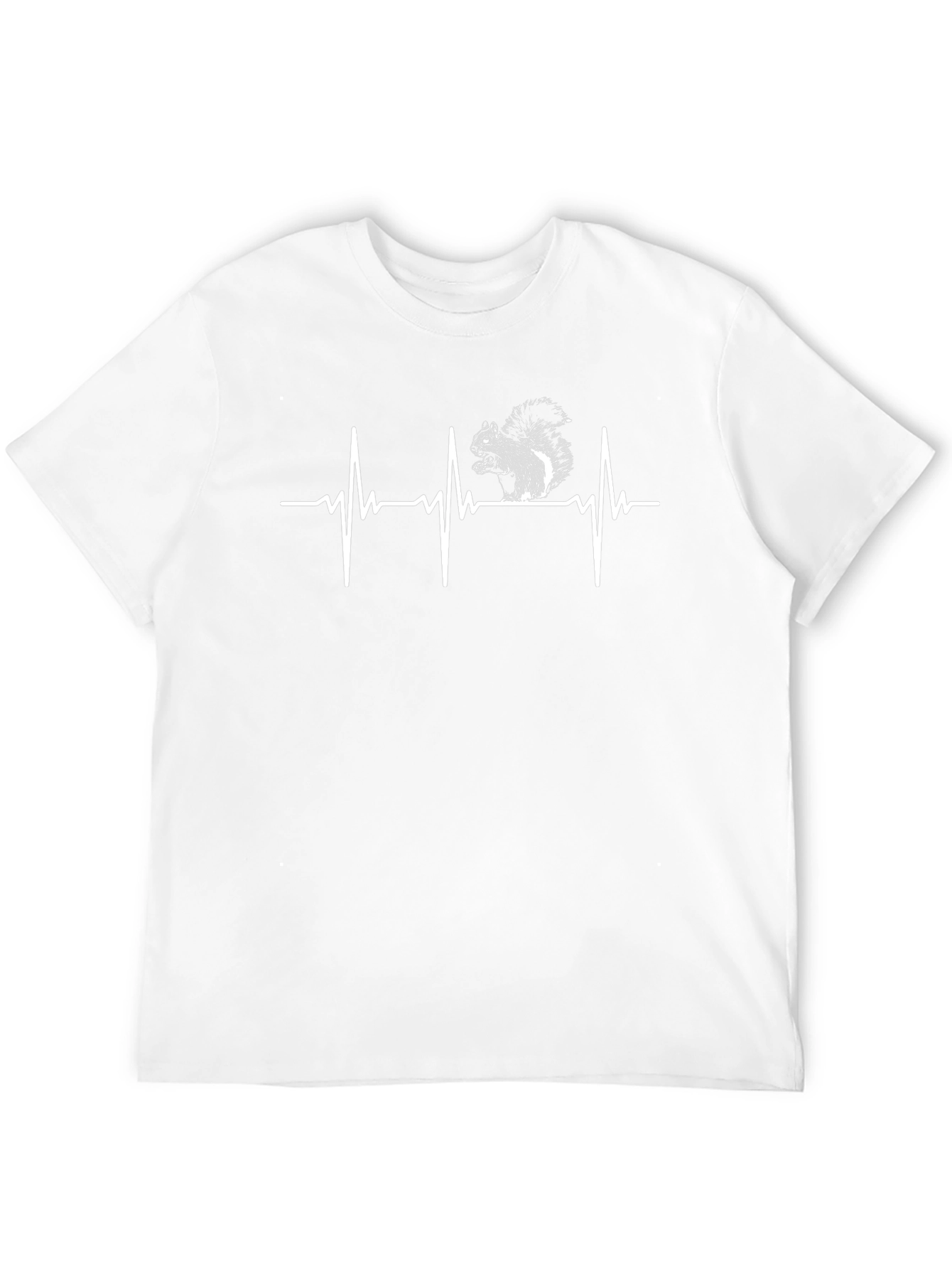 Black Squirrel Heartbeat Graphic T-Shirt view 12