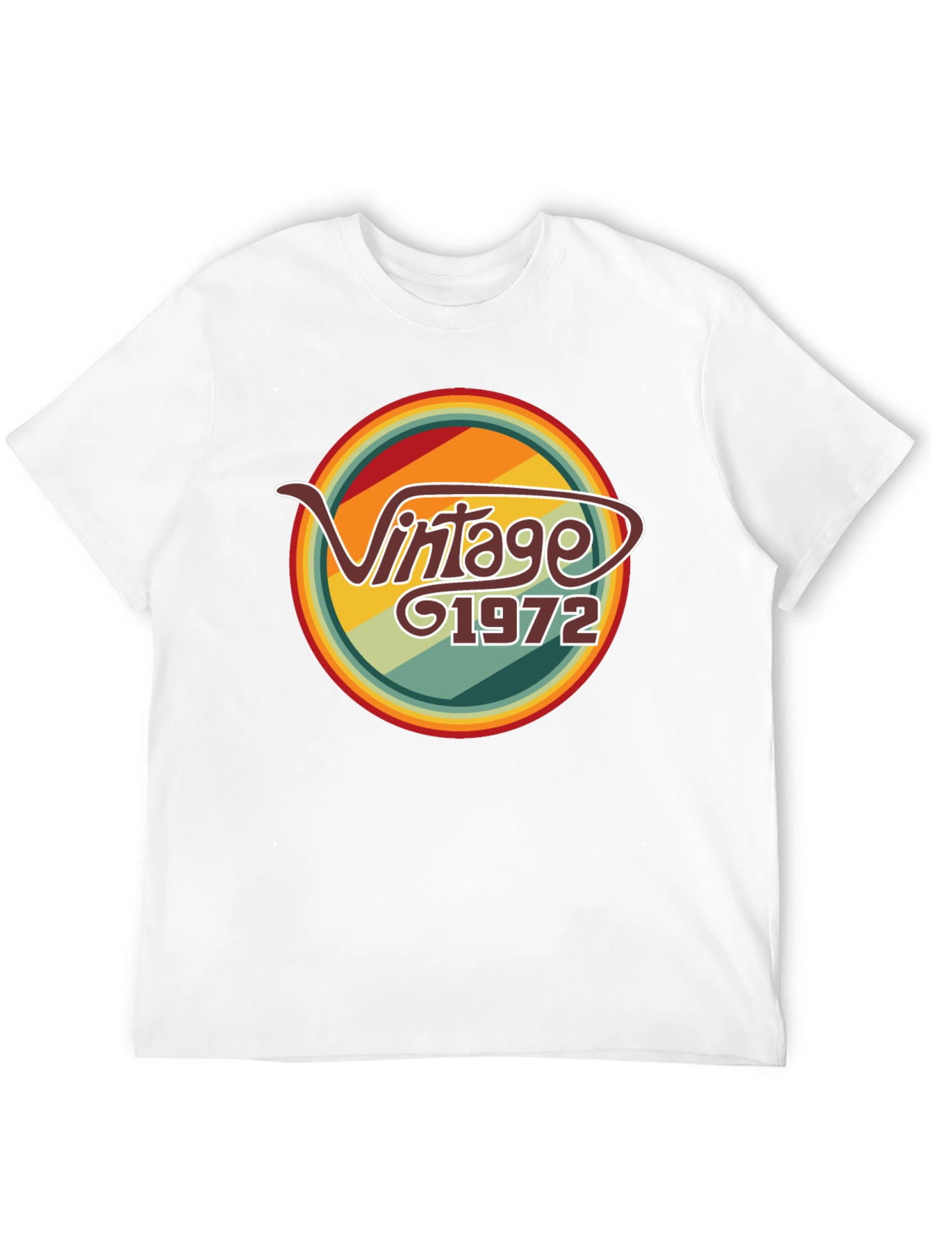 Black Vintage 1972 Retro T-Shirt view 12