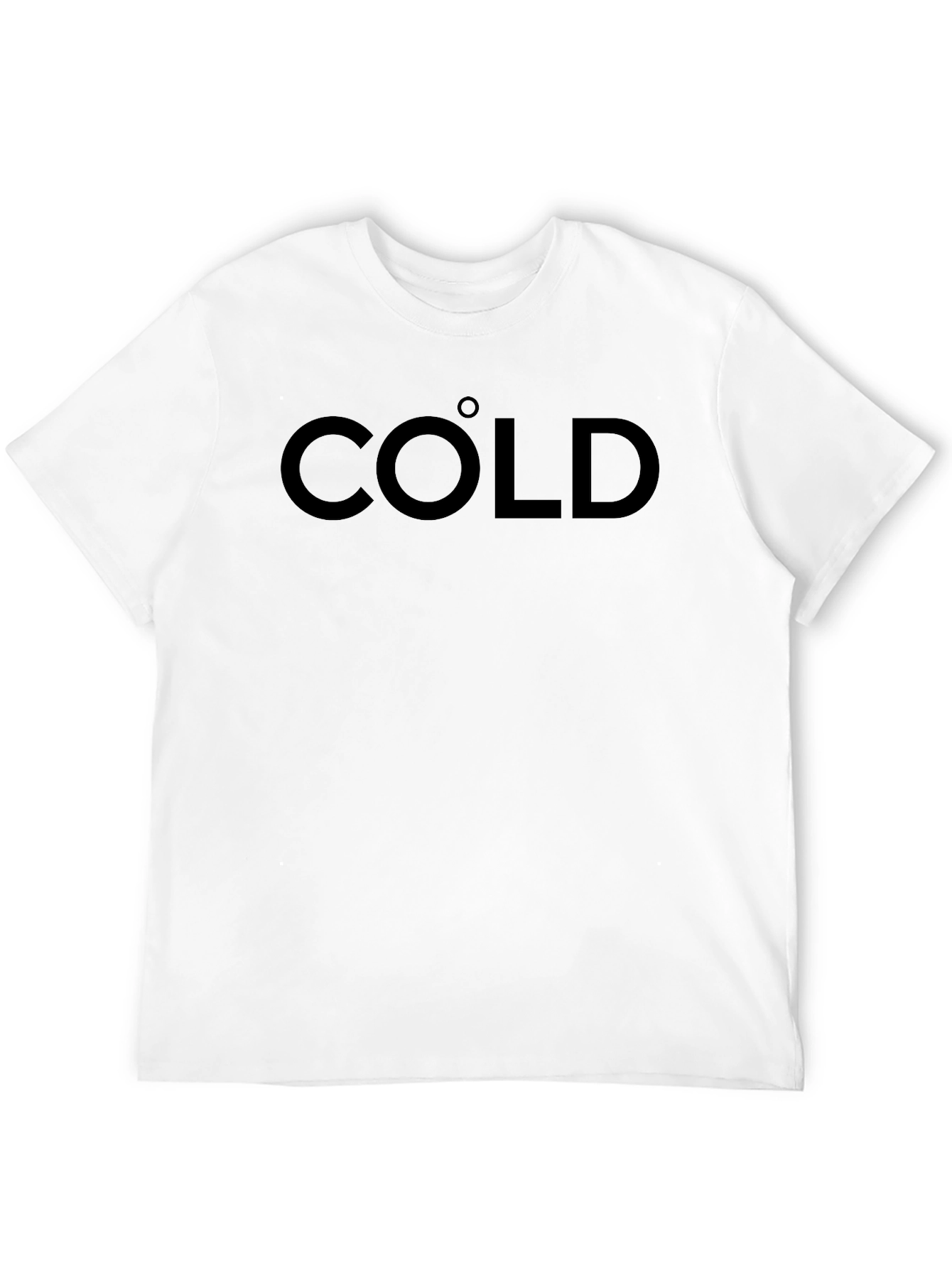 Black Cold Graphic T-Shirt - Unisex Black Tee view 12