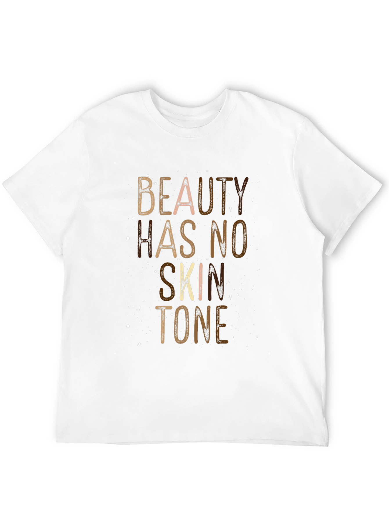 Black Beauty Has No Skin Tone Graphic Tee - Unisex Black T-Shirt view 12
