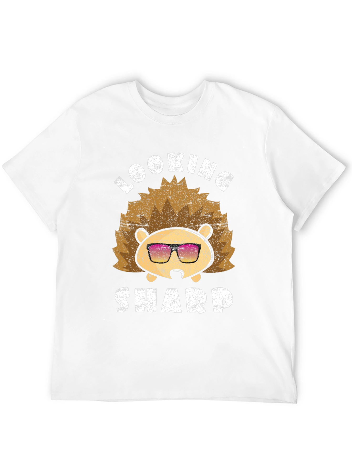 Black Looking Sharp Hedgehog Graphic Tee view 12
