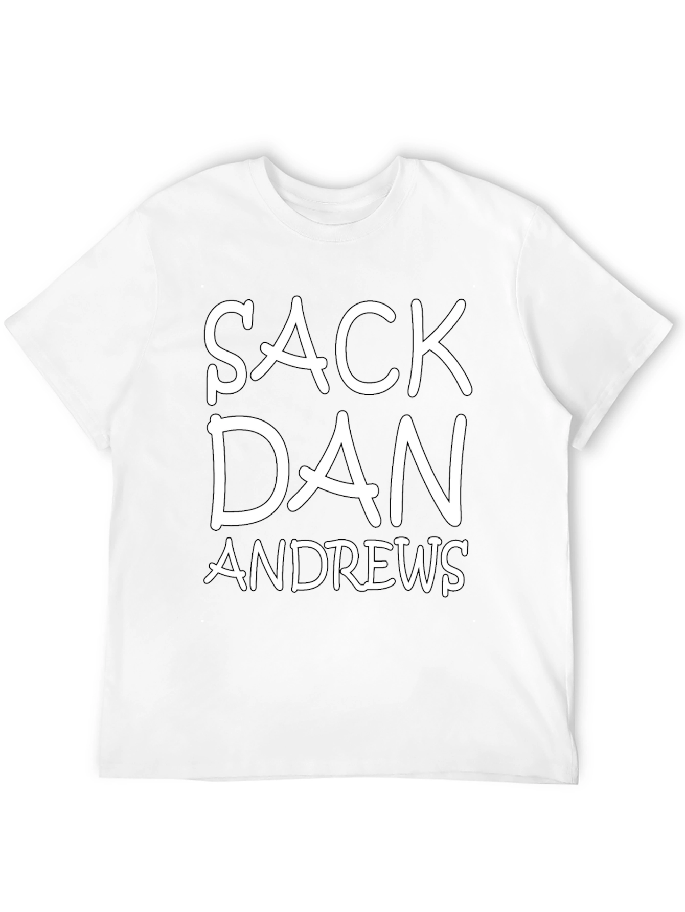 Black Sack Dan Andrews T-Shirt Protest Anti Government view 12