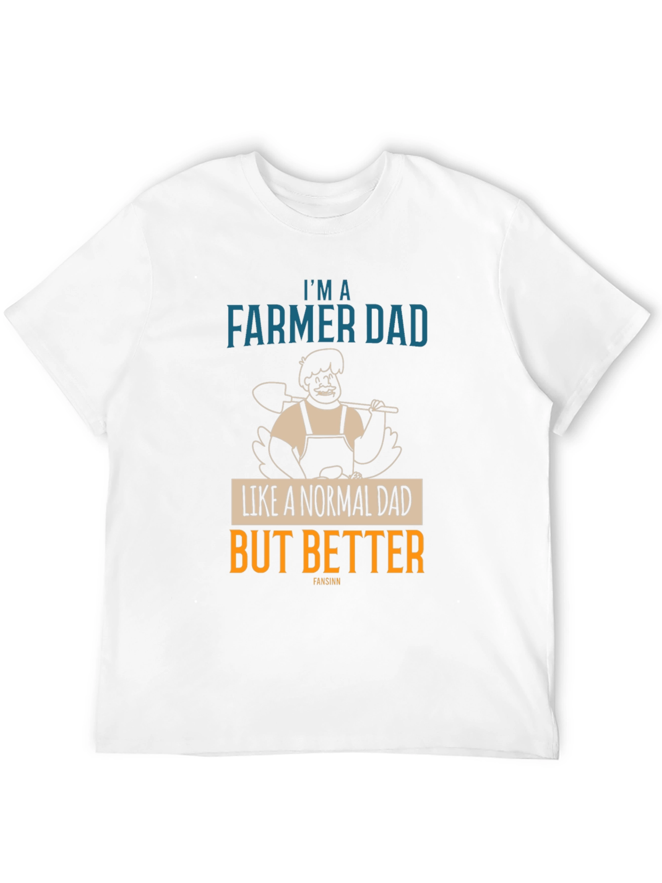 Black Farmer Dad T-Shirt - Like a Normal Dad But Better view 12