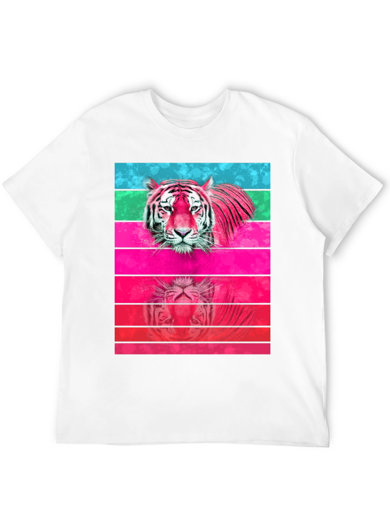 Black Retro Tiger Graphic Tee view 12