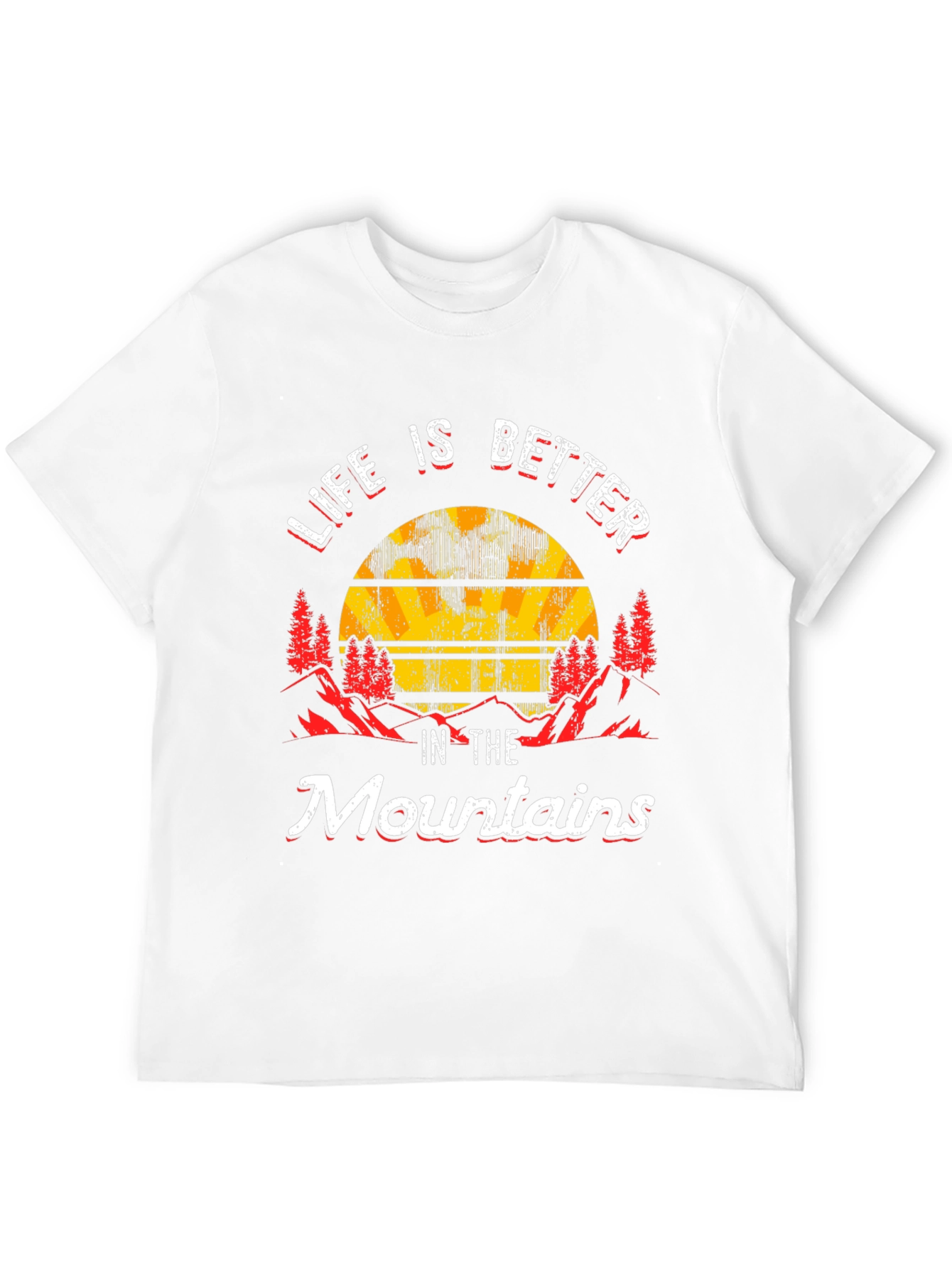 Black Life is Better in the Mountains Graphic Tee view 12