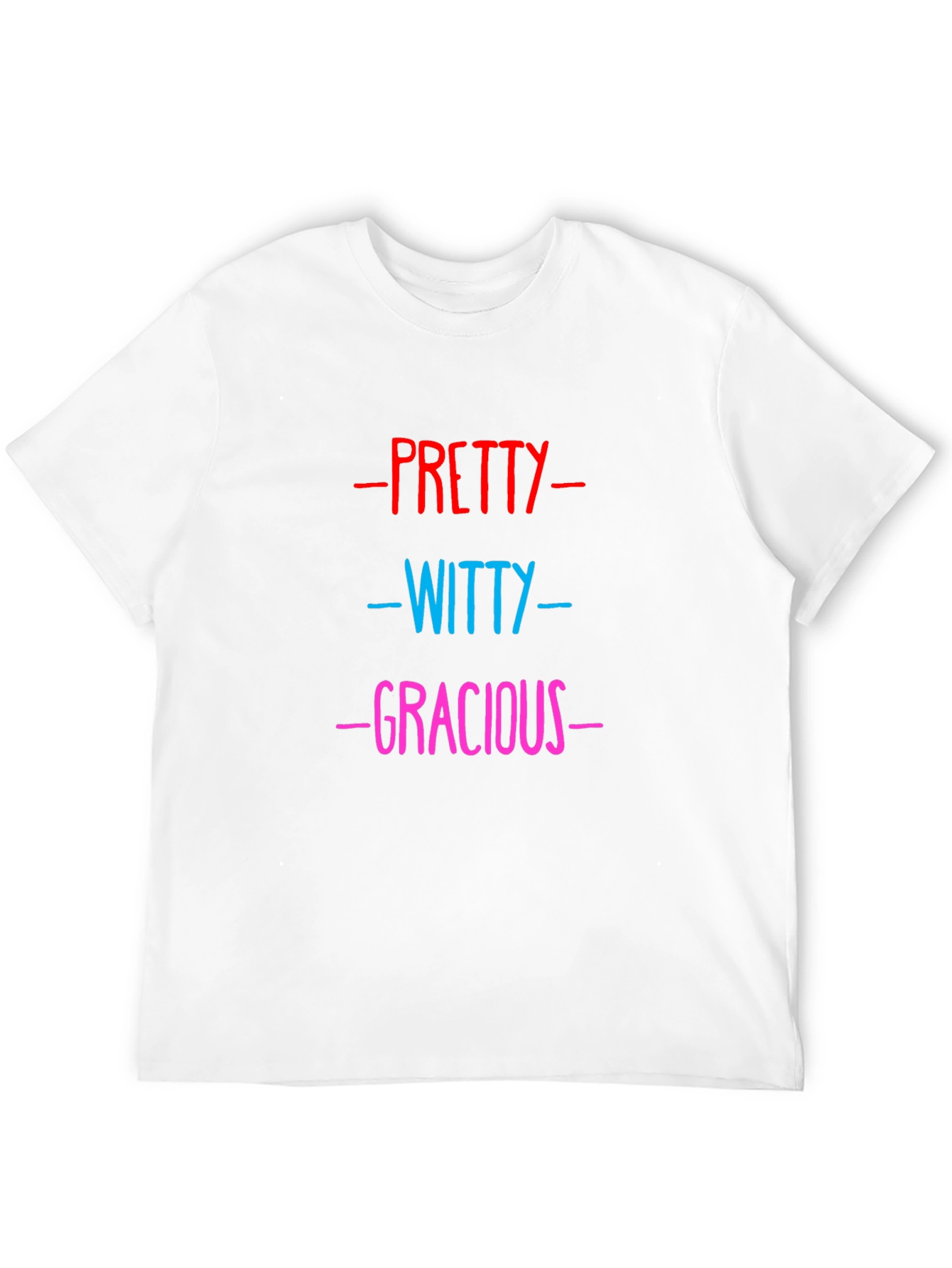 Black Pretty, Witty, Gracious Graphic Tee view 12