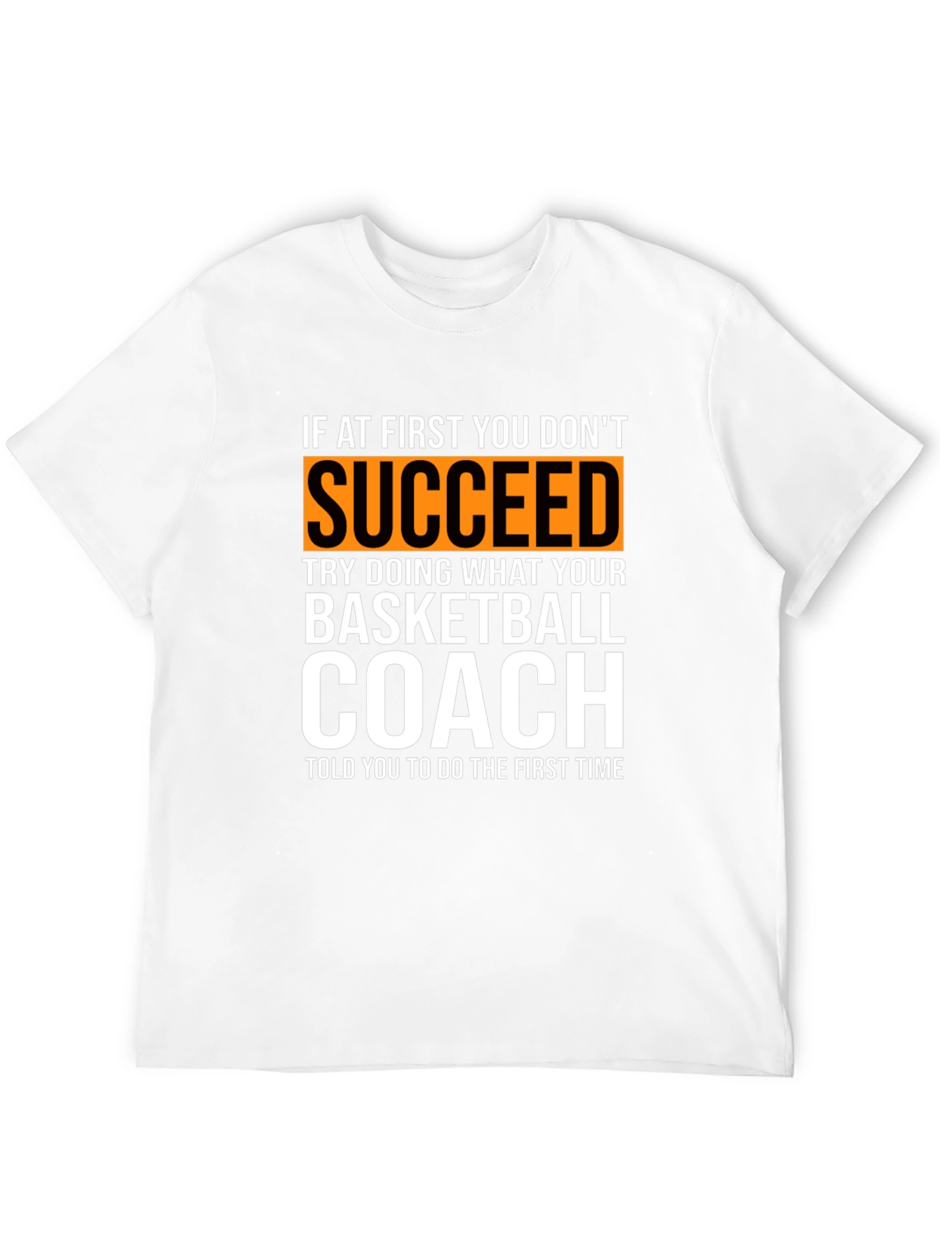 Black Basketball Coach T-Shirt - Funny Graphic Tee view 12