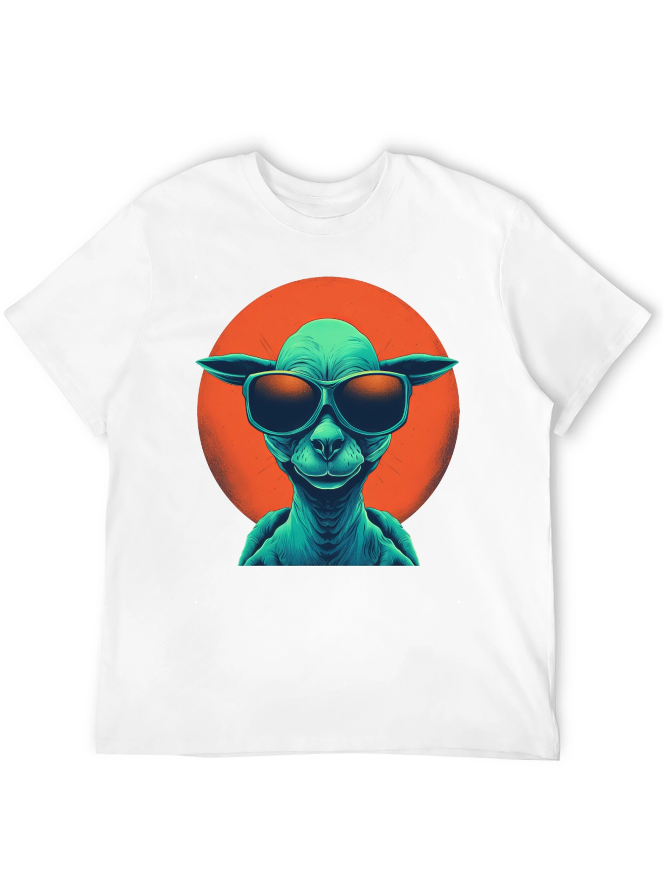 Black Cool Alien Graphic T-Shirt view 12