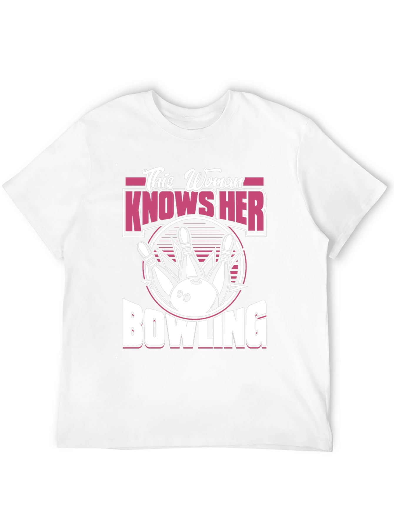 Black This Woman Knows Her Bowling T-Shirt view 12