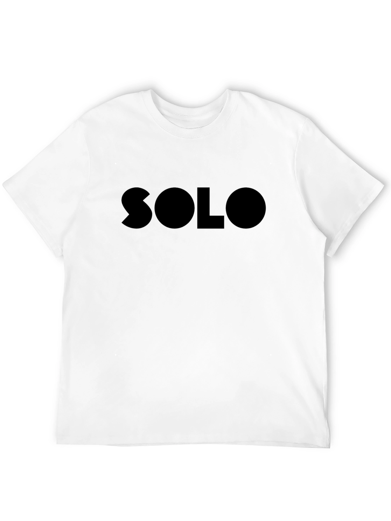 Black Stylish SOLO Black Graphic T-Shirt view 12