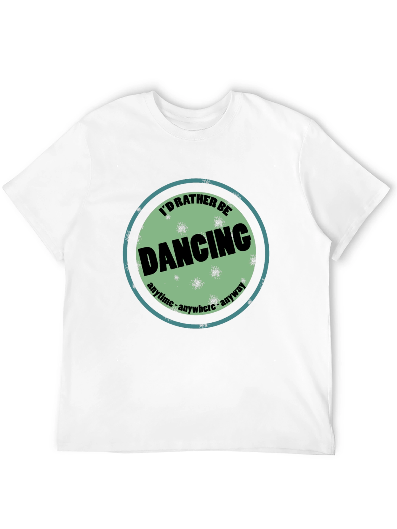 Black I'd Rather Be Dancing T-Shirt - Black view 12