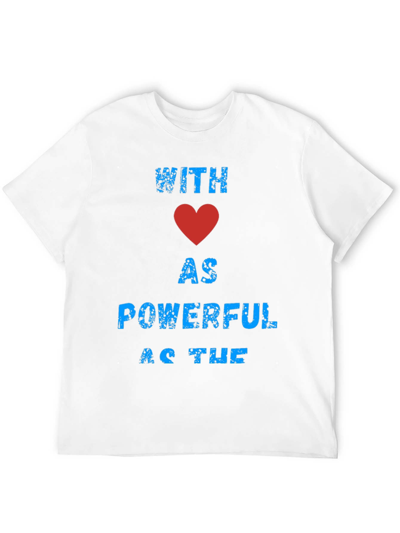 Black With Love As Powerful Graphic T-Shirt view 12