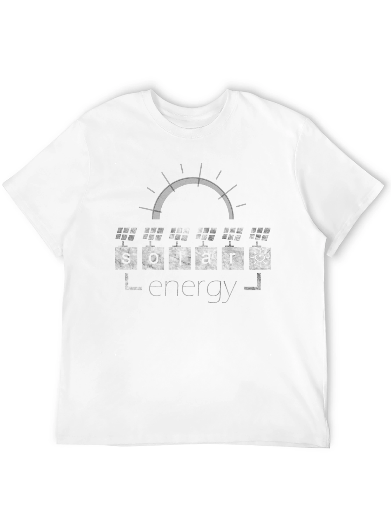 Black Solar Energy Graphic T-Shirt view 12