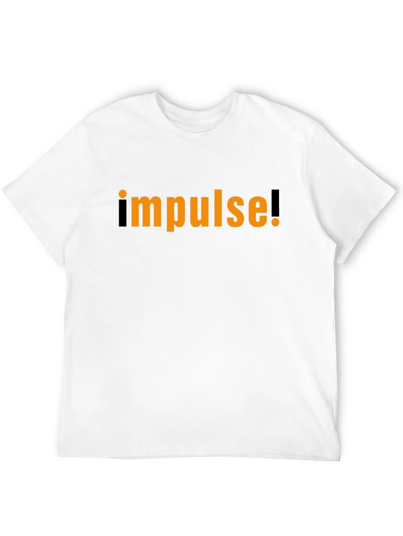 Black Impulse Graphic Tee - Black Cotton Blend view 12