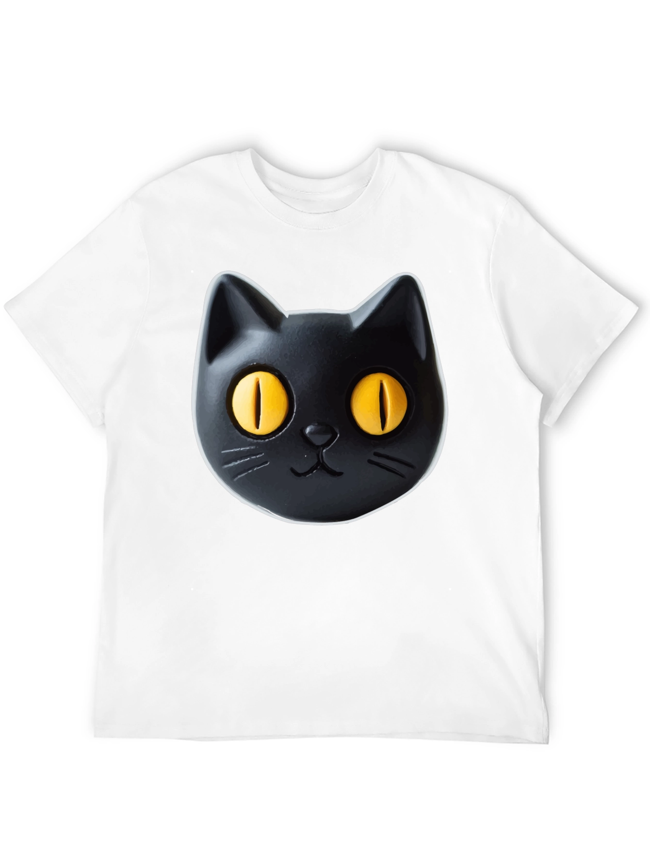 Black Black Cat Graphic Tee - Fun & Stylish! view 12