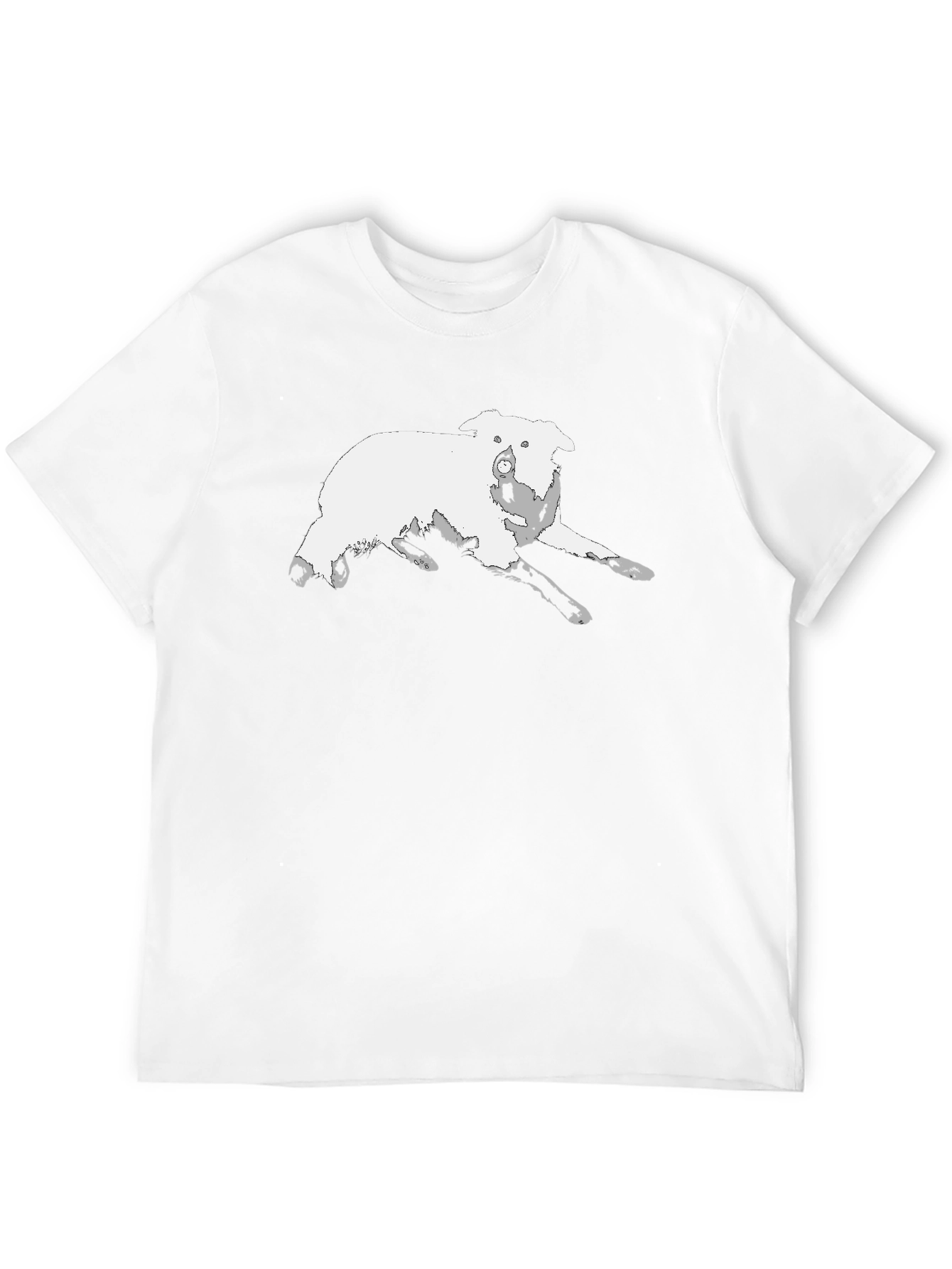Black Dog Graphic Black T-Shirt view 12