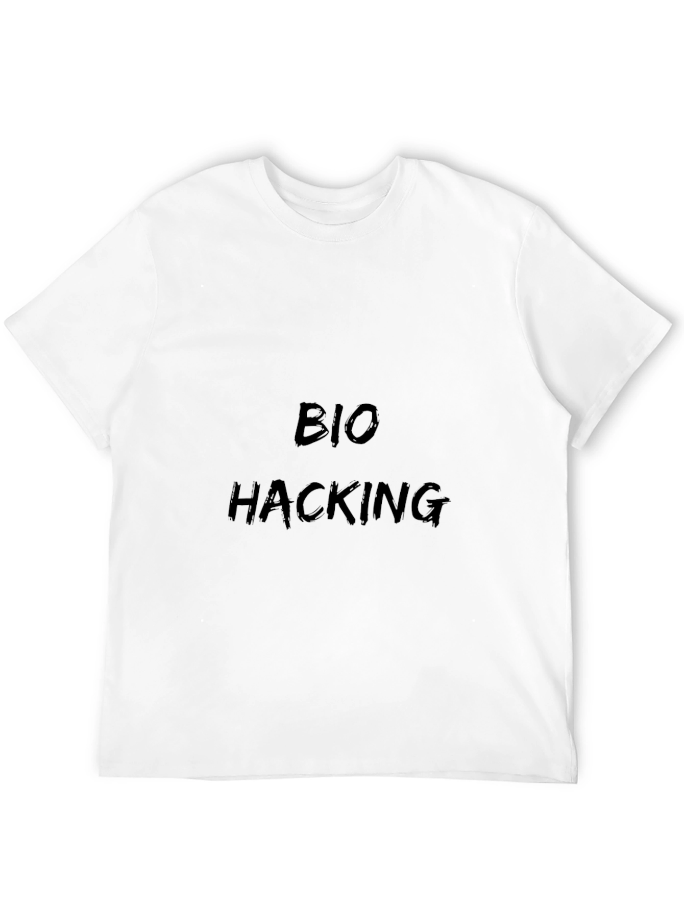 Black Bio Hacking Black Graphic Tee view 12