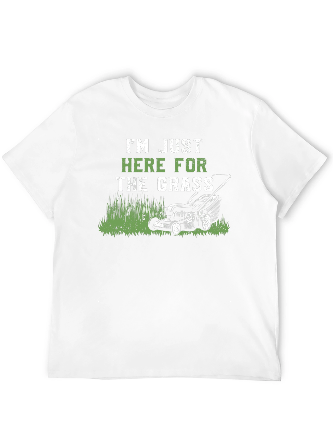 Black I'm Just Here For The Grass T-Shirt view 12