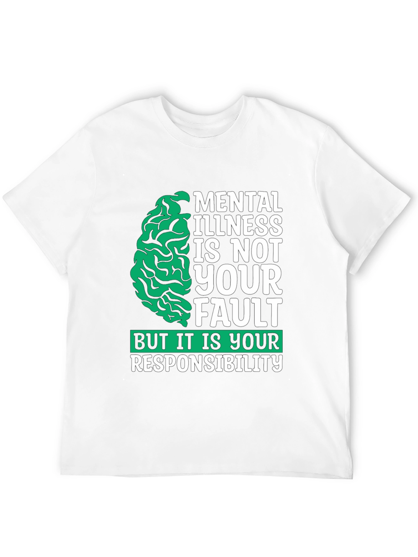 Black Mental Health Awareness T-Shirt view 12