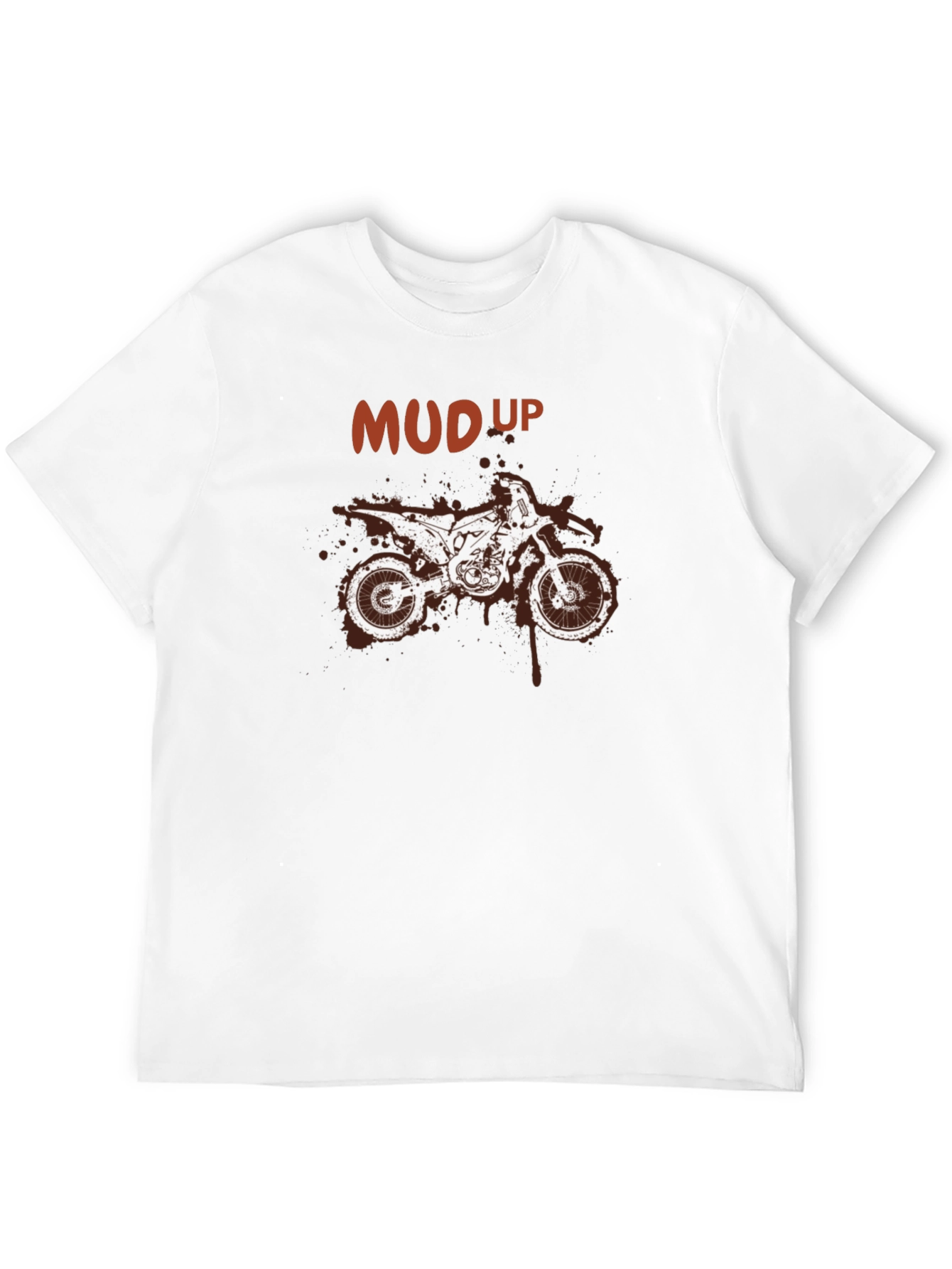 Black Mud Up Motocross T-Shirt - Dirt Bike Graphic Tee view 12