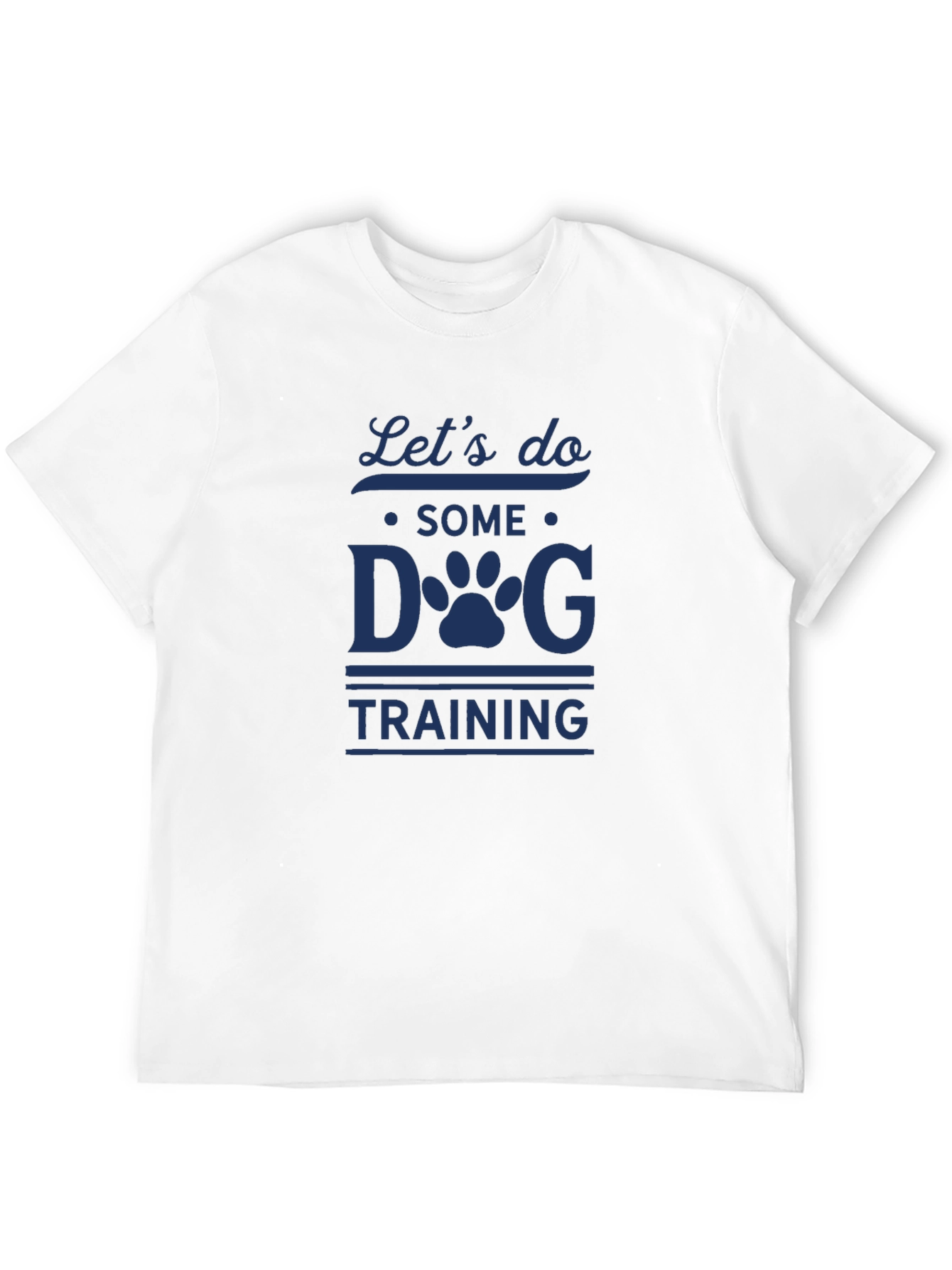 Black Let's Do Some Dog Training T-Shirt - Black view 12
