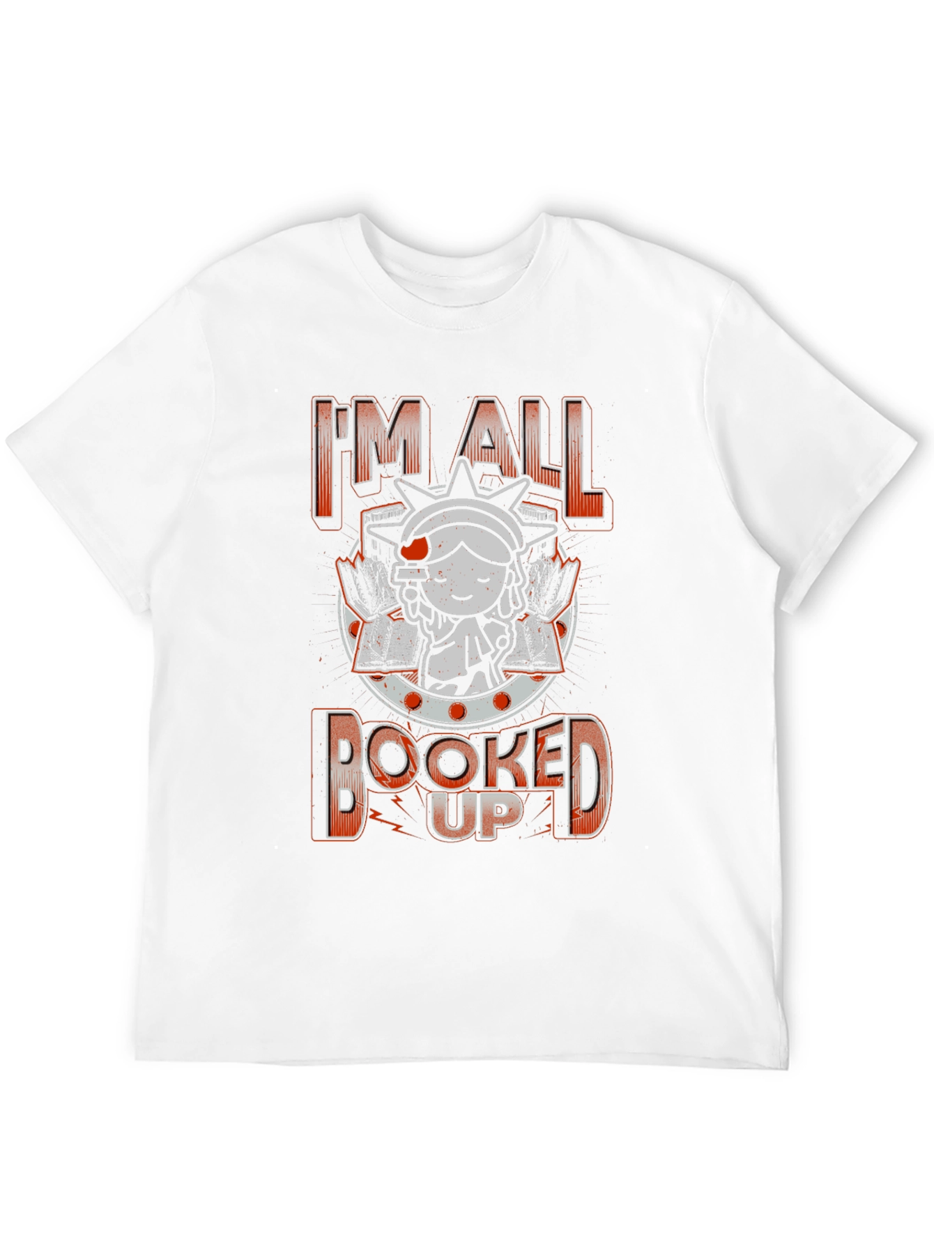 Black I'm All Booked Up T-Shirt - Book Lover Tee view 12