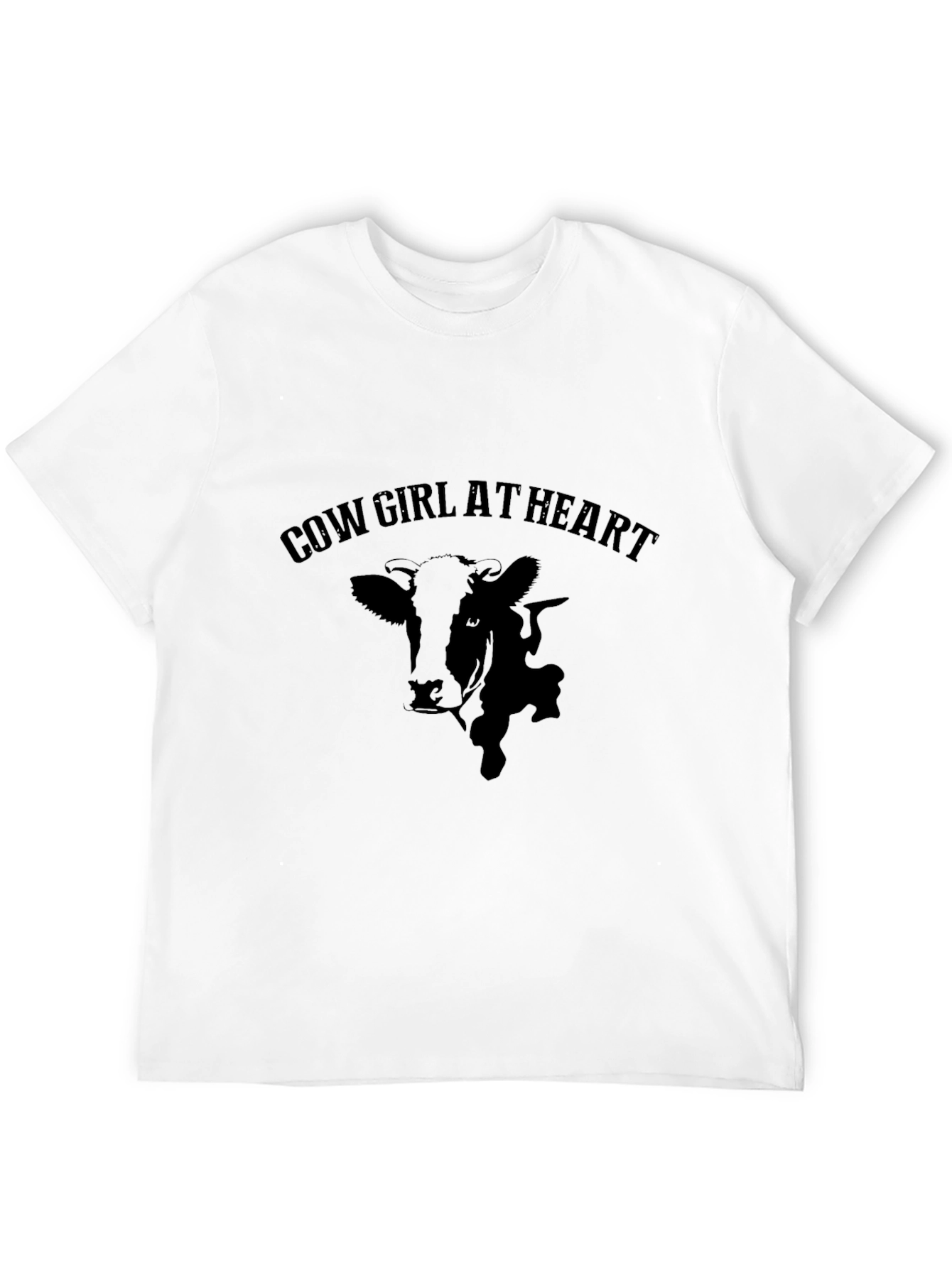 Black Cow Girl at Heart Black T-Shirt view 12