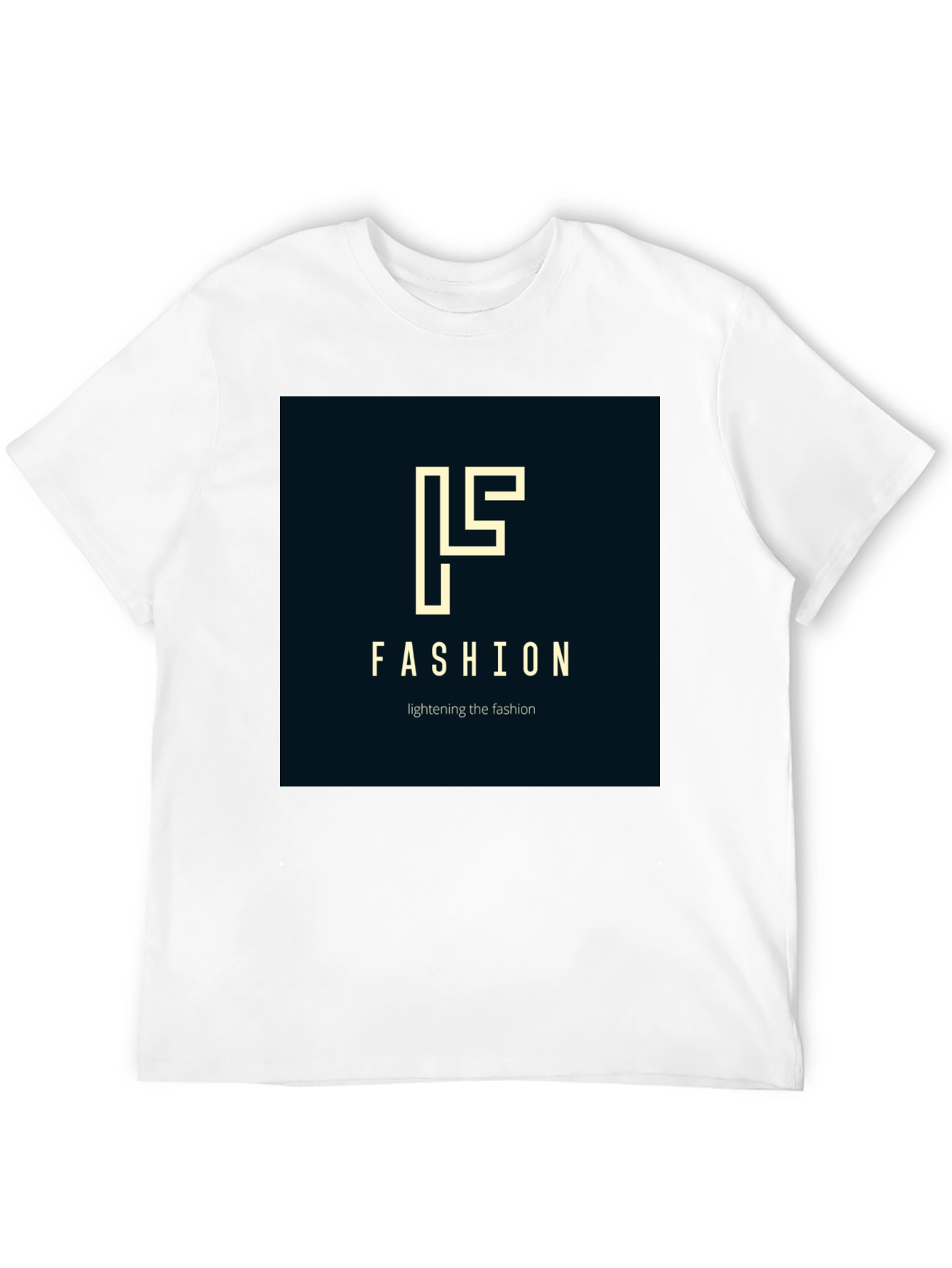 Black Fashion Logo Black T-Shirt - Stylish Modern Design view 12