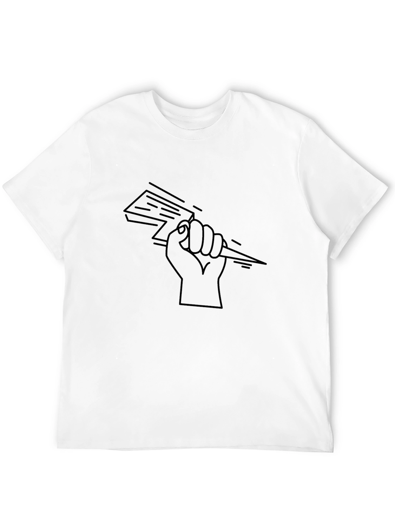 Lightning Bolt Hand Graphic Tee - 12
