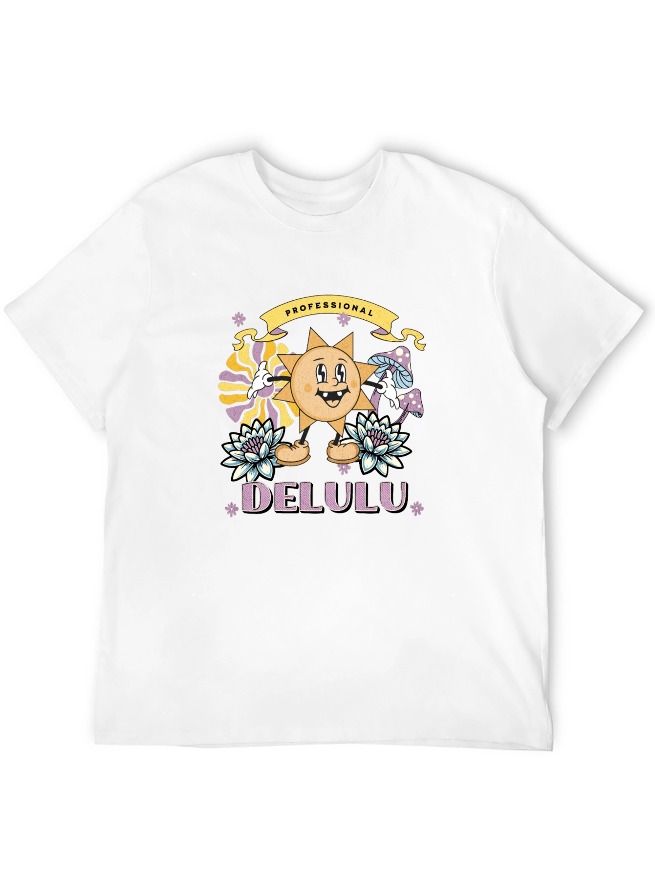 Black Professional Delulu Graphic T-Shirt view 12