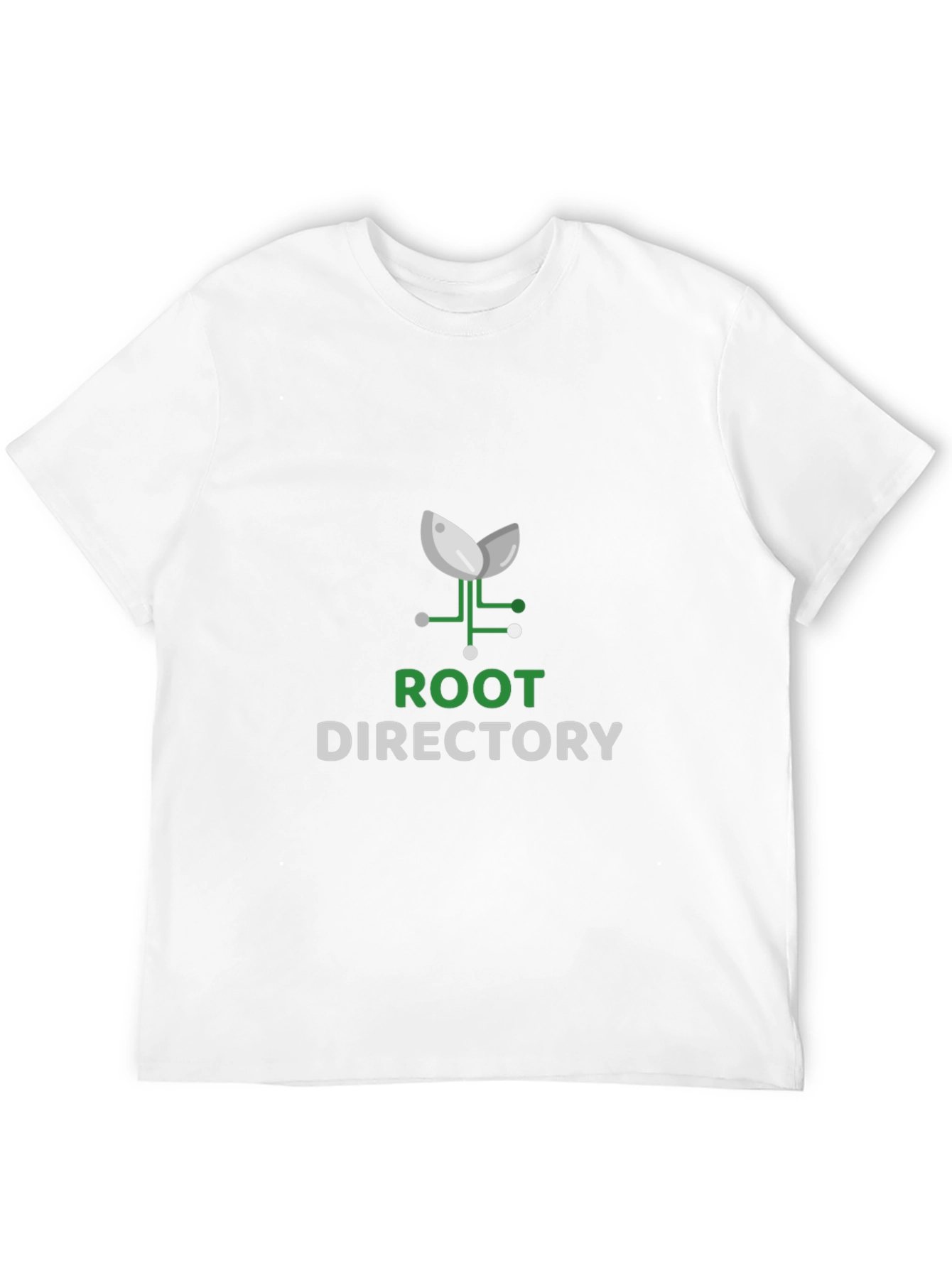Black Root Directory Black T-Shirt view 12