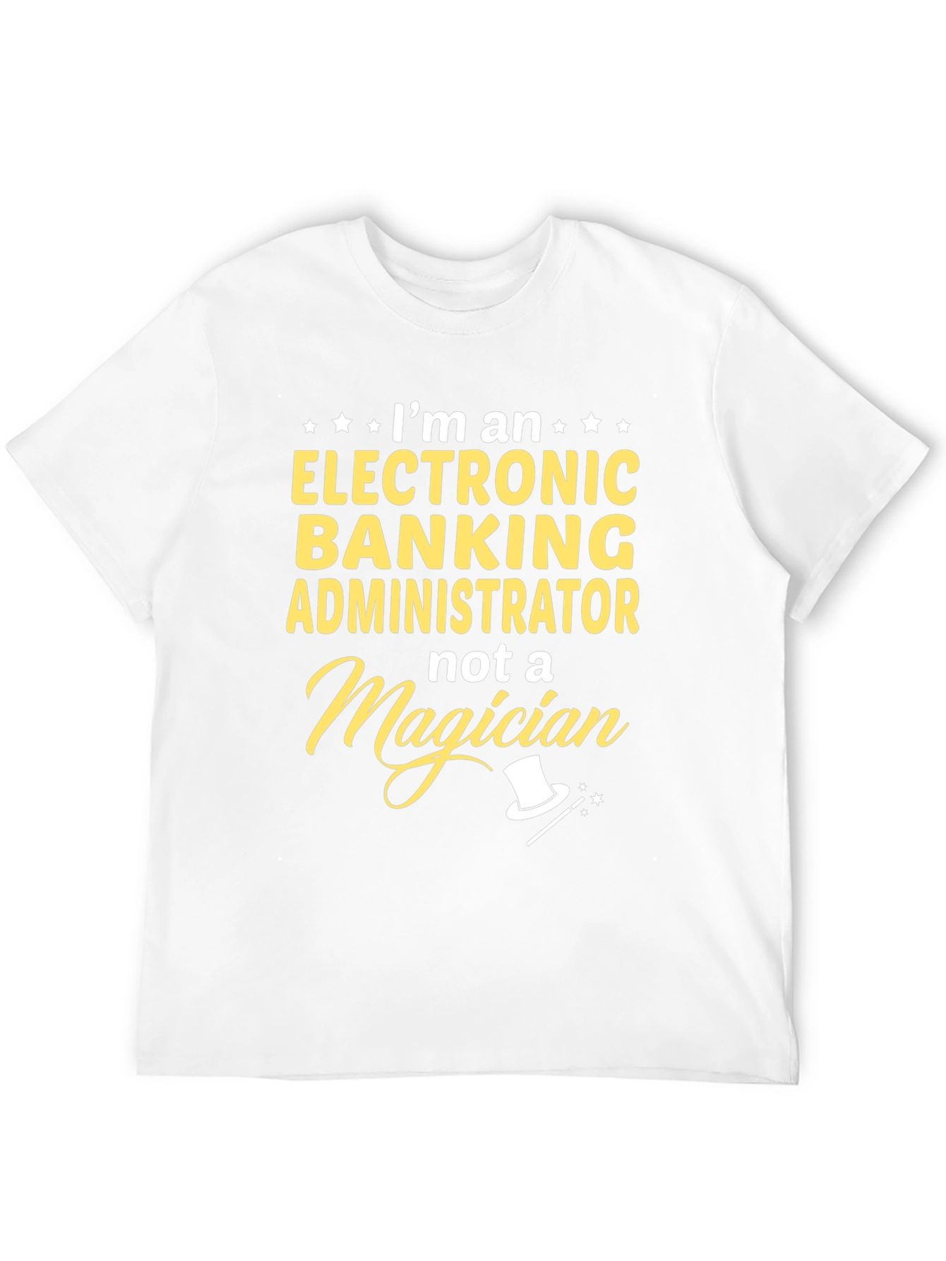 Black Electronic Banking Administrator T-Shirt view 12