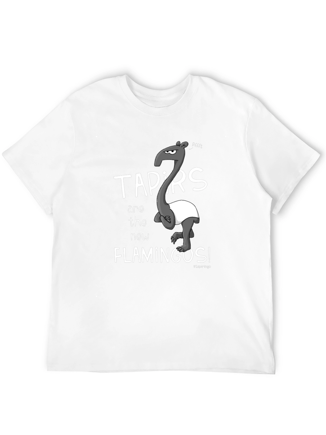 Black Tapirs are the New Flamingos! Graphic Tee view 12