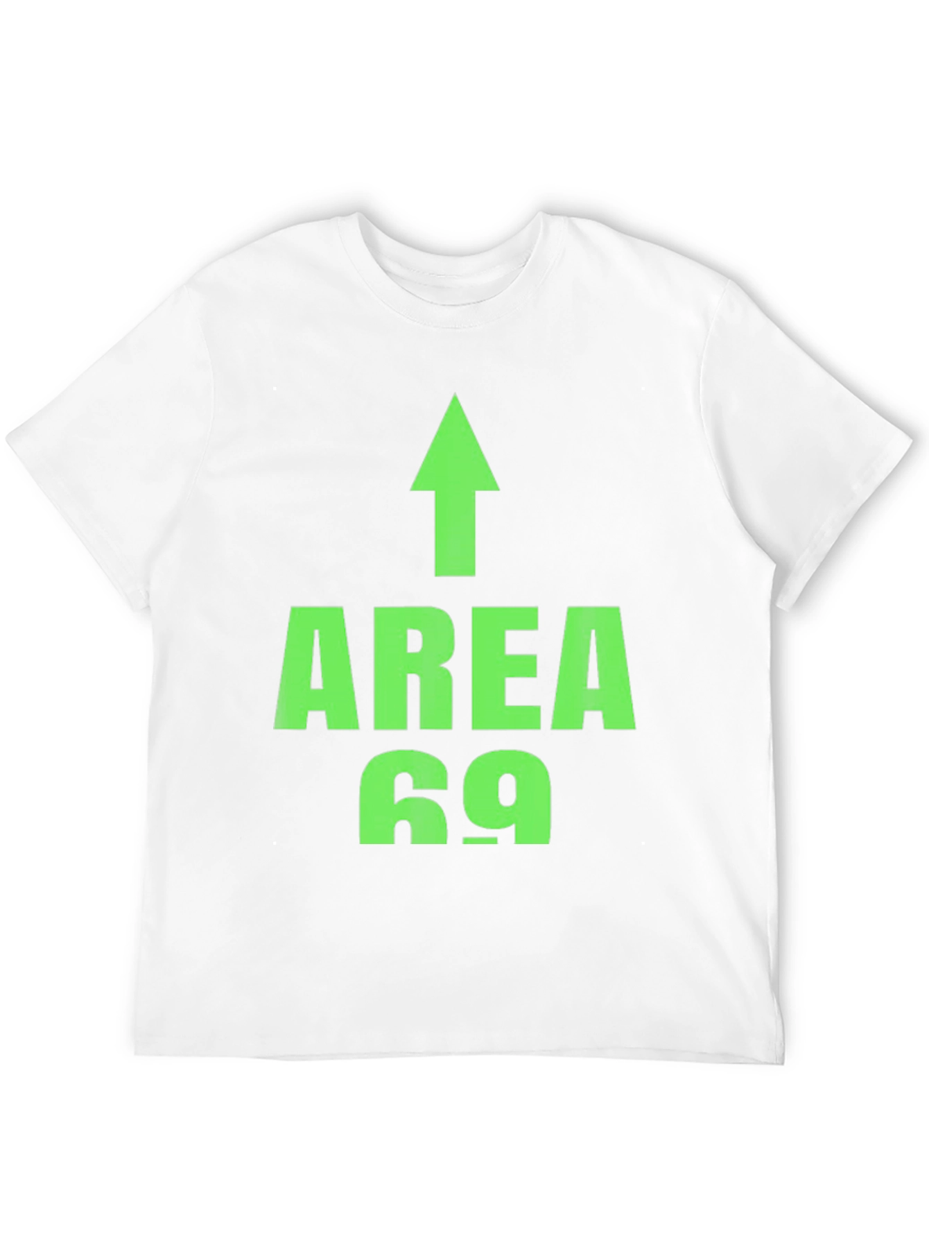 Black Area 69 Funny Novelty T-Shirt view 12
