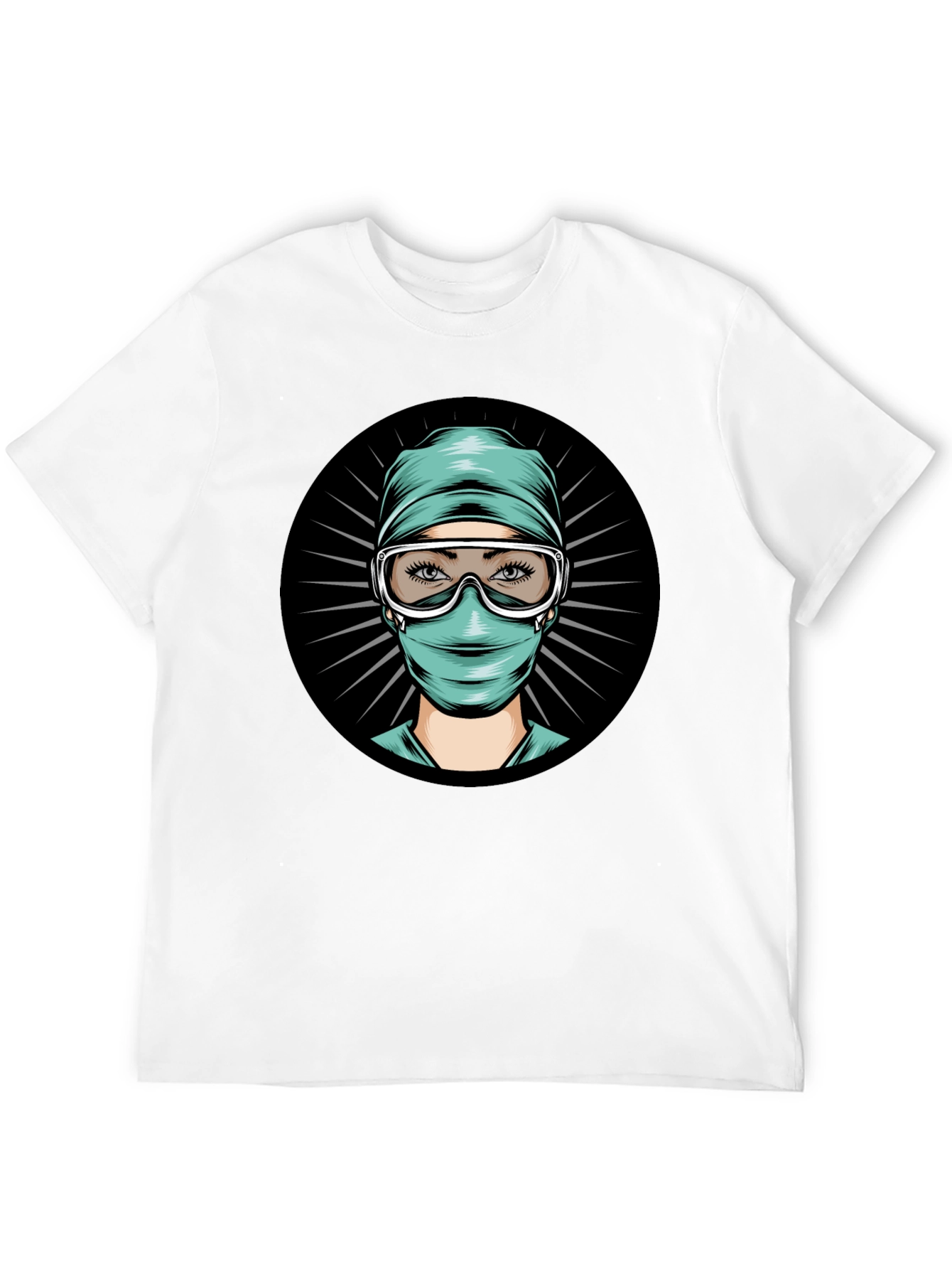 Black Surgeon Graphic Tee - Black Cotton Blend view 12