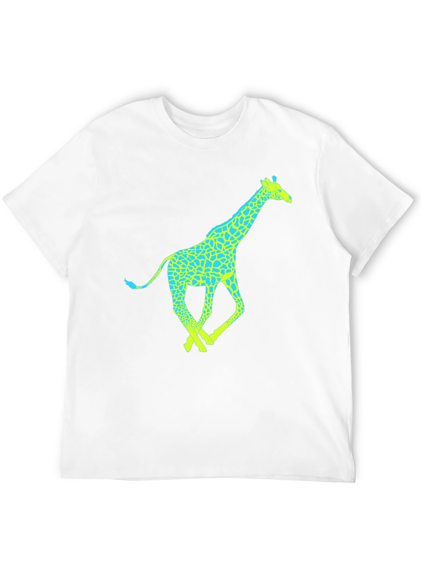 Black Giraffe Graphic Tee - Fun & Stylish Men's T-Shirt view 12