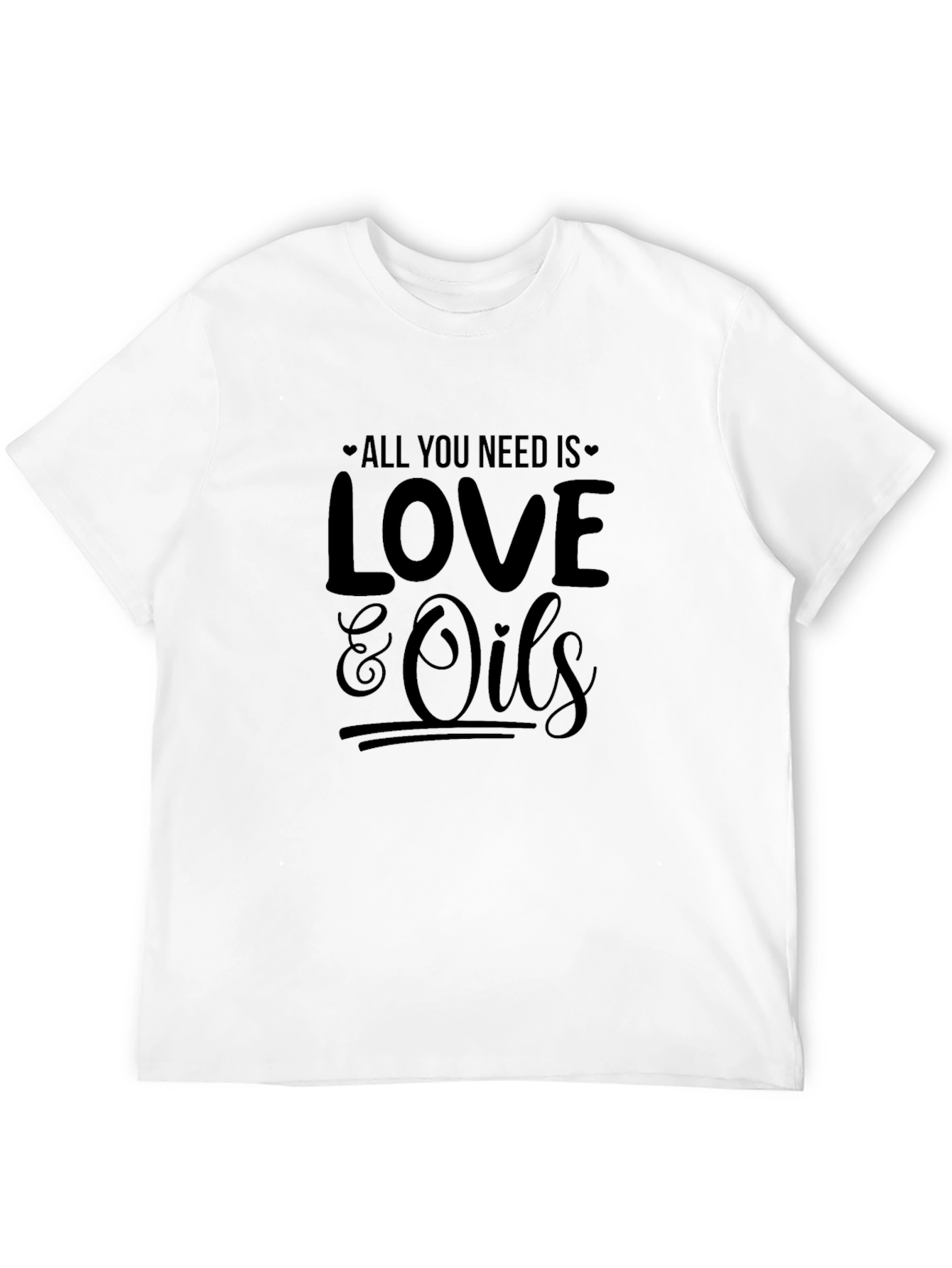 Black Love & Oils Graphic Tee view 12
