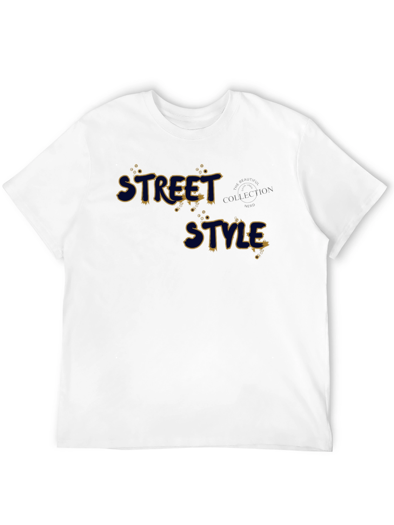 Black Street Style Graphic Print Black T-Shirt view 12