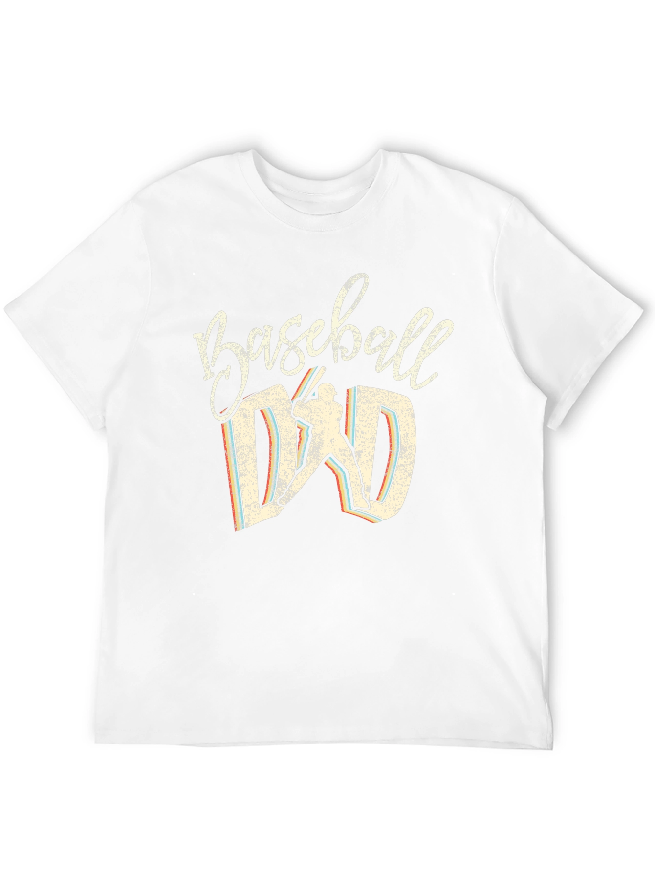 Black Baseball Dad Graphic Tee - Black Cotton view 12