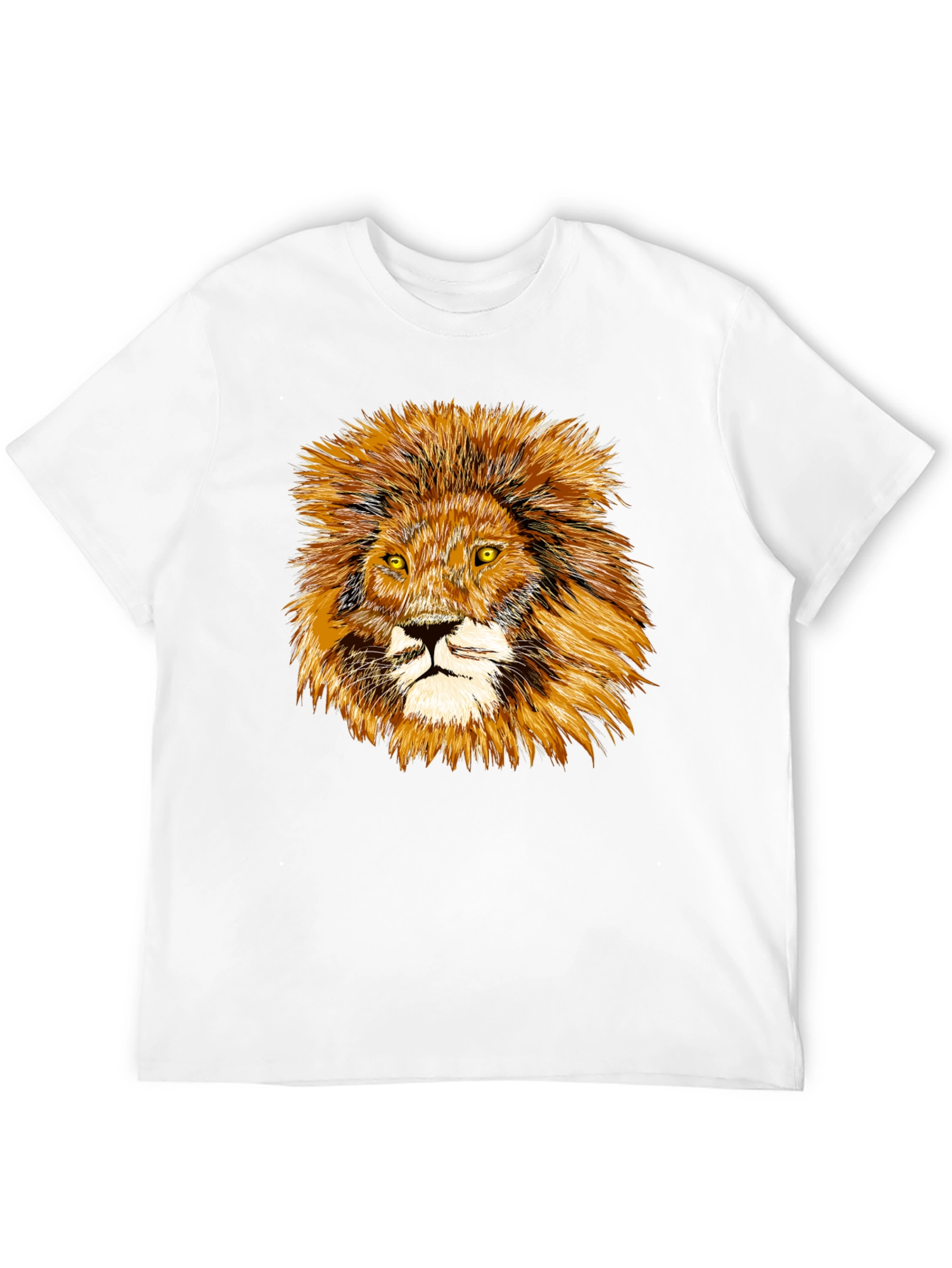 Black Lion Graphic Tee - Black Cotton Comfort view 12