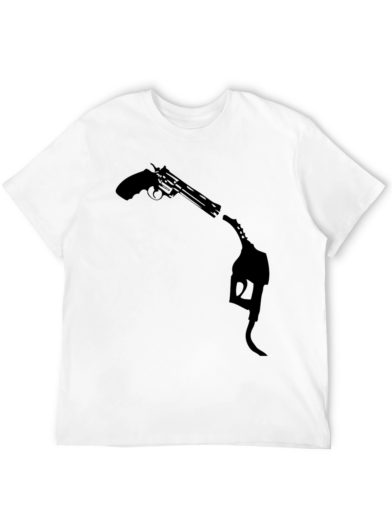 Gun and Gas Pump T-Shirt - Fuel Your Style! - 12