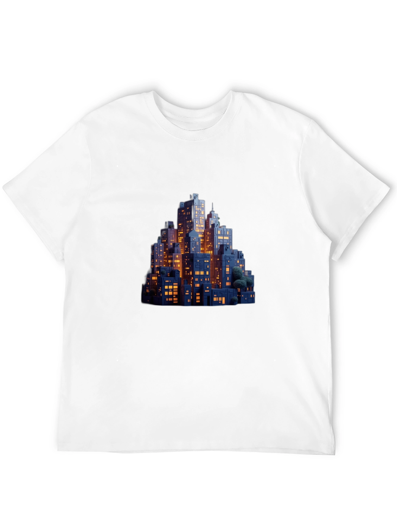 Black Night Cityscape Graphic Tee - Urban Style view 12