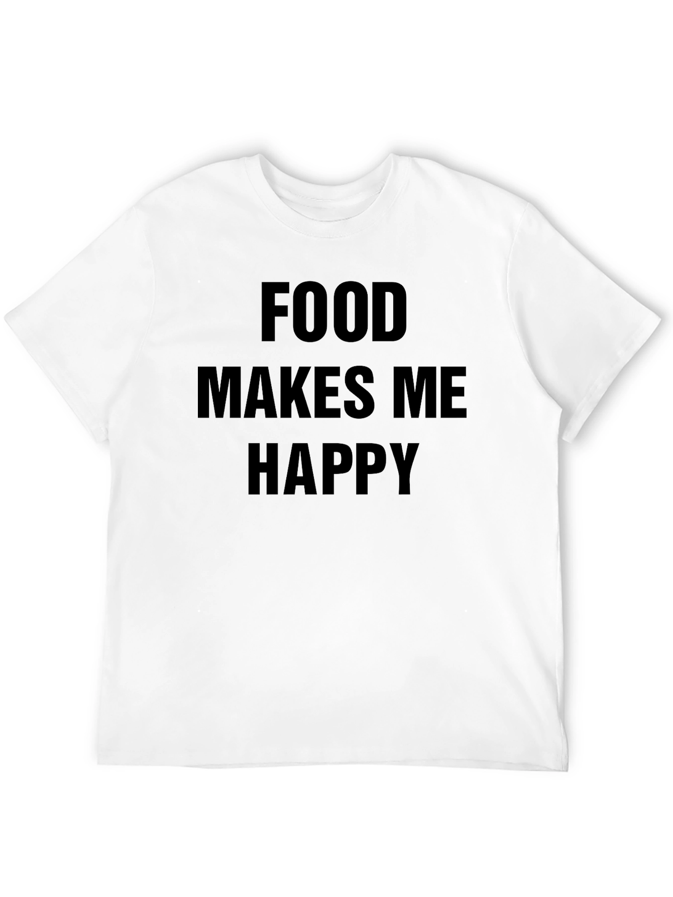 Food Makes Me Happy - Men's Graphic T-Shirt - 12